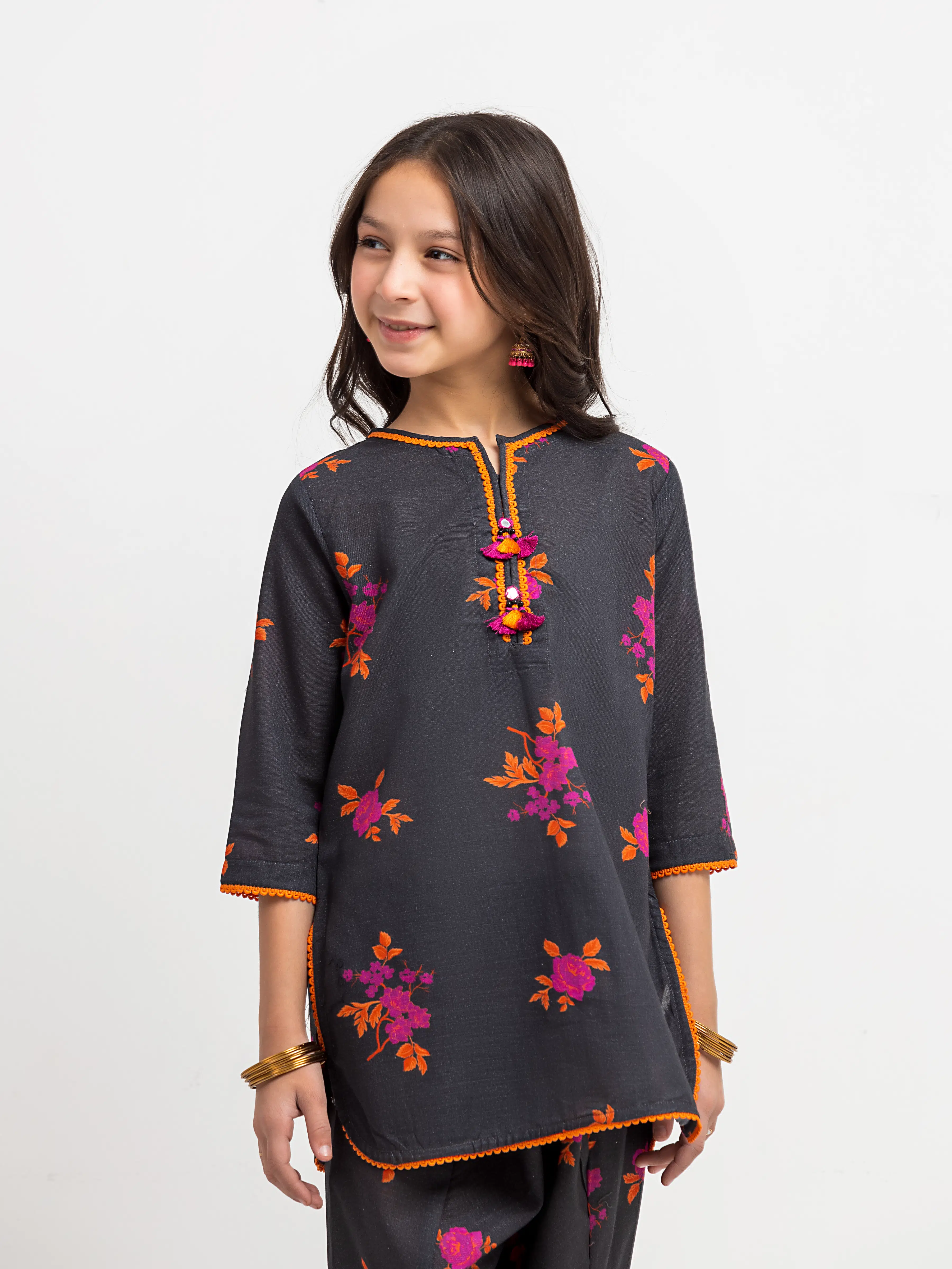 Girl's Charcoal Pret - EGTKP5-73080ST - Image 2