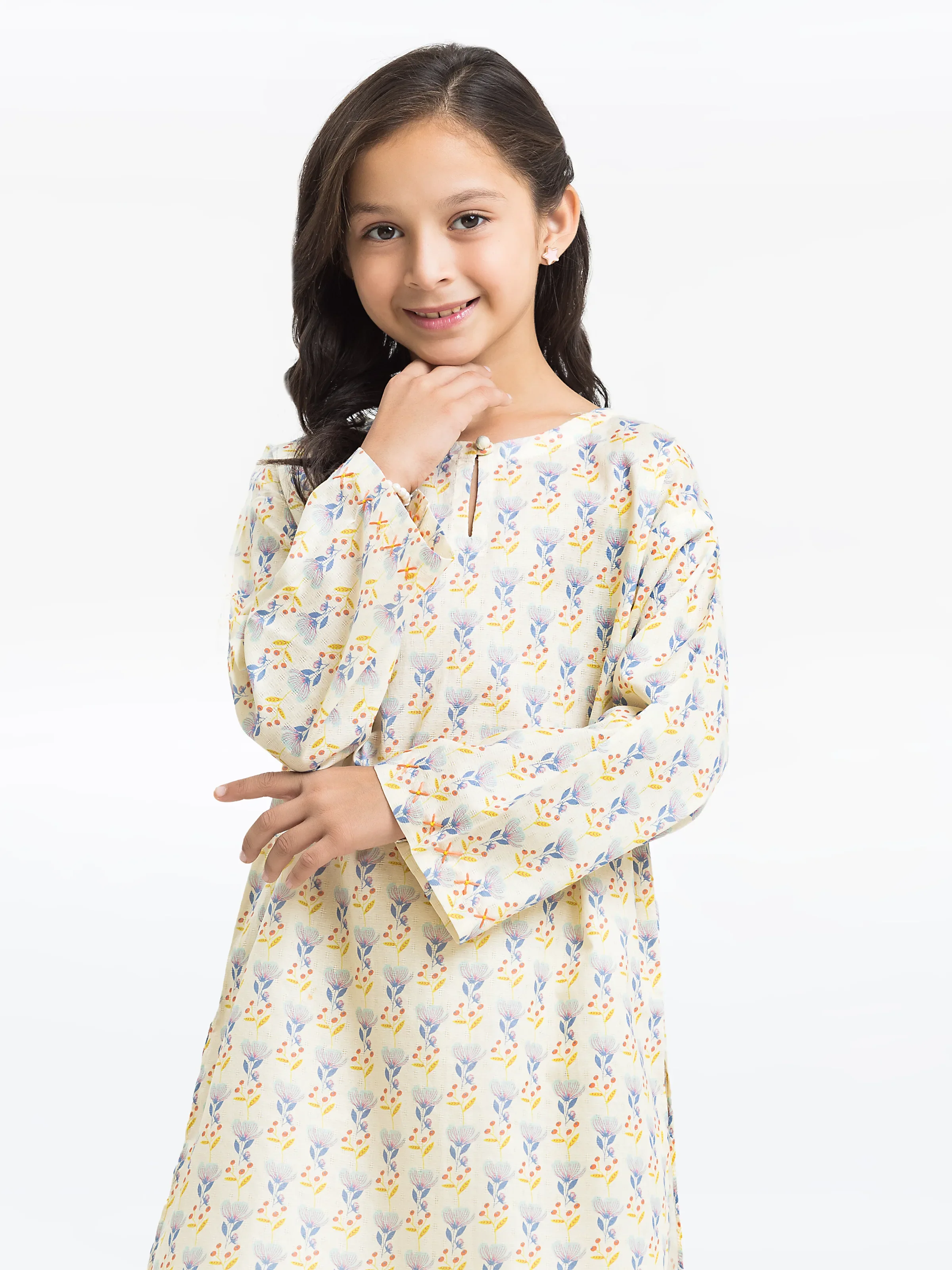Girl's Cream Multi Pret - EGTKP24-70911ST - Image 2