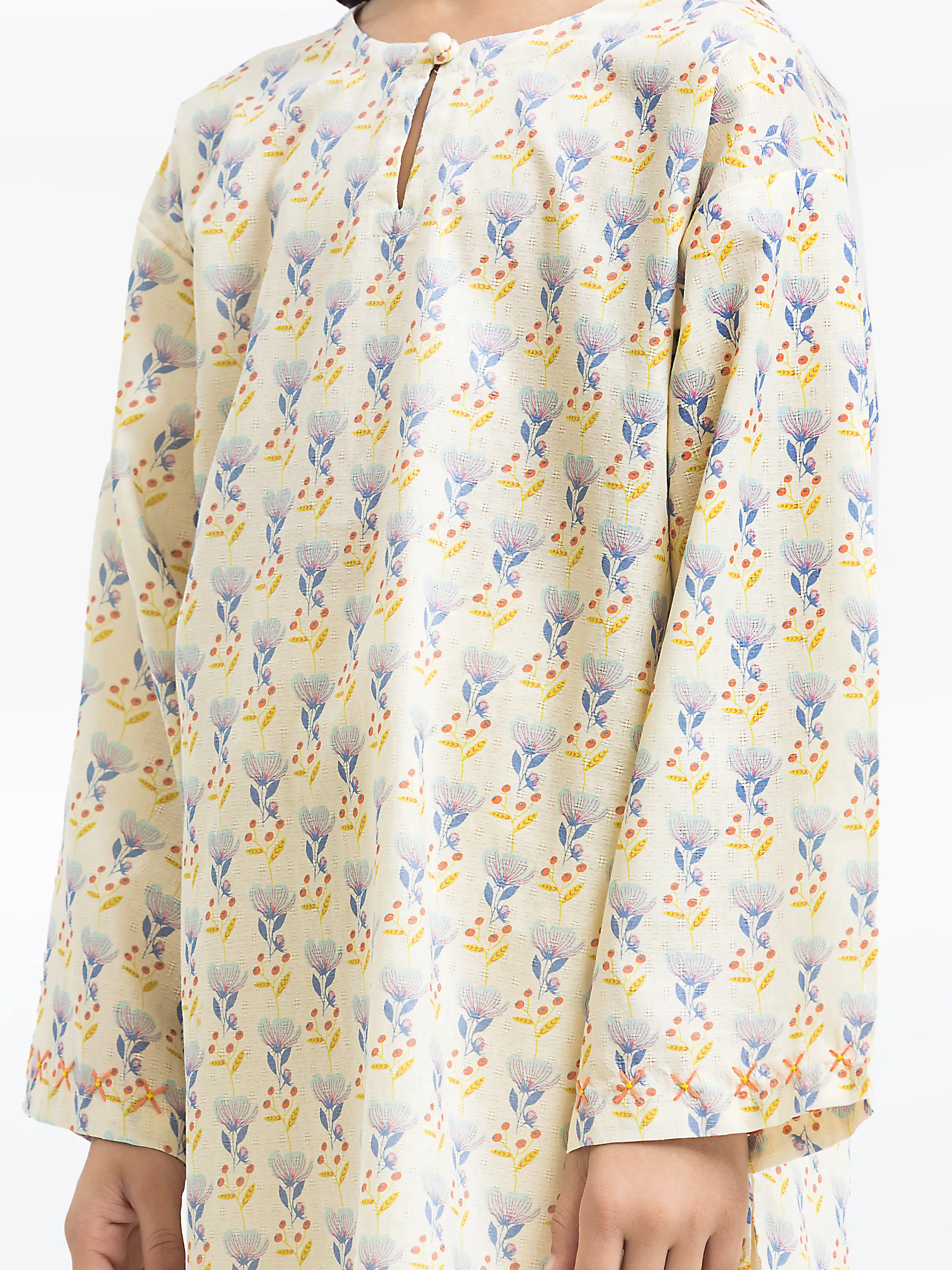 Girl's Cream Multi Pret - EGTKP24-70911ST - Image 3