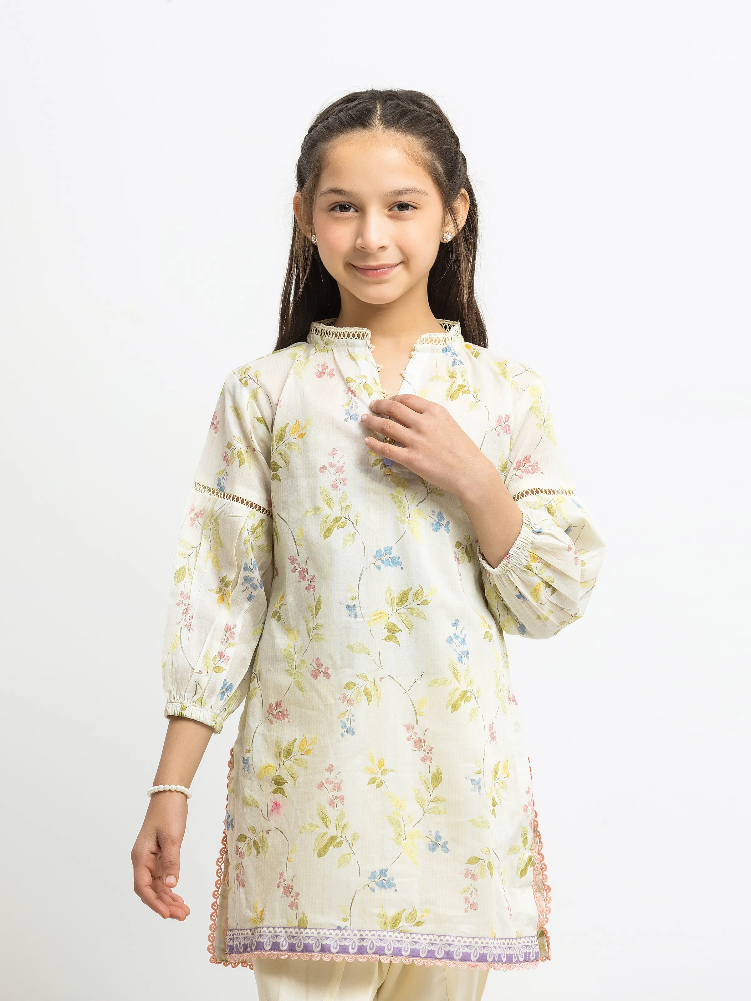 Girl's Cream Pret - EGTKP5-73017ST - Image 2