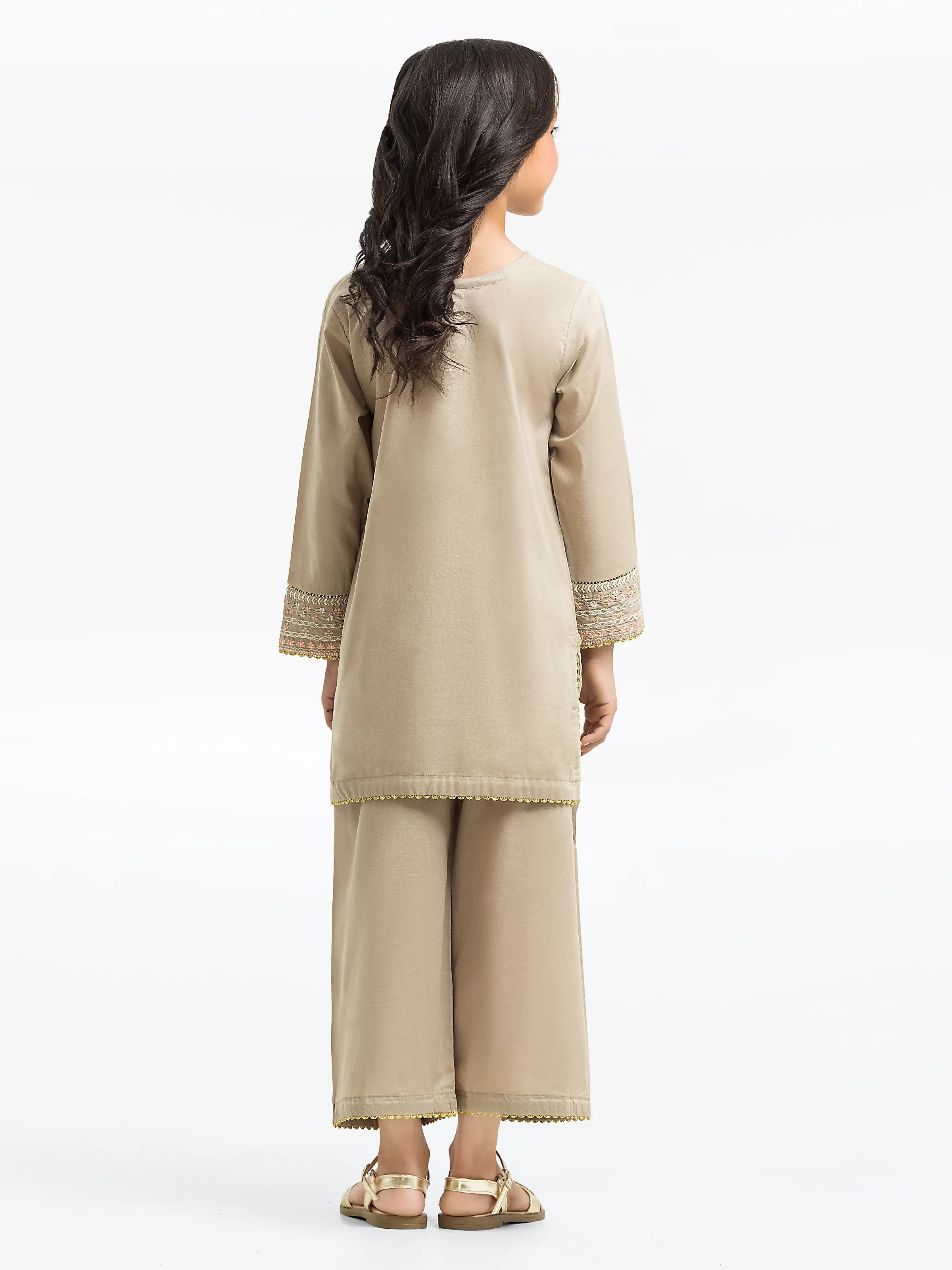 Girl's Dark Beige Pret - EGTKE24-70775ST - Image 4