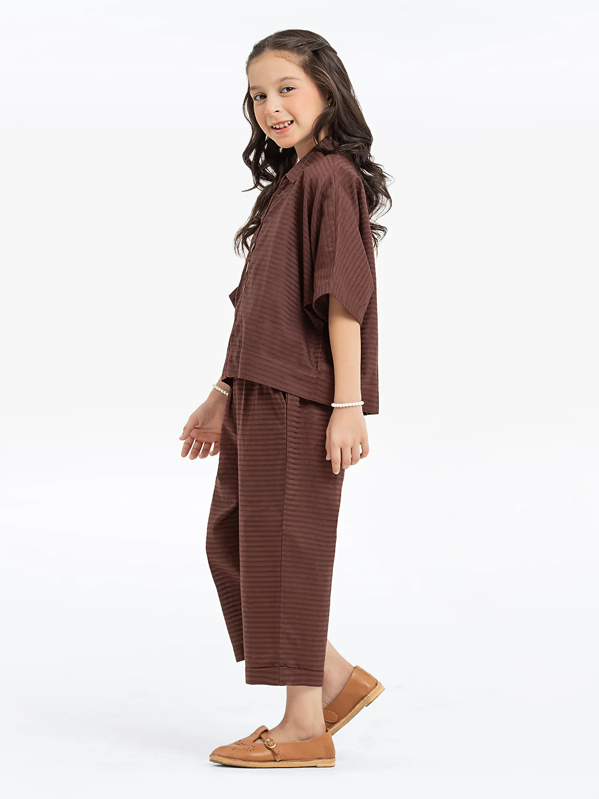 Girl's Dark Brown Co-ord Set - EGTCS23-018 - Image 5