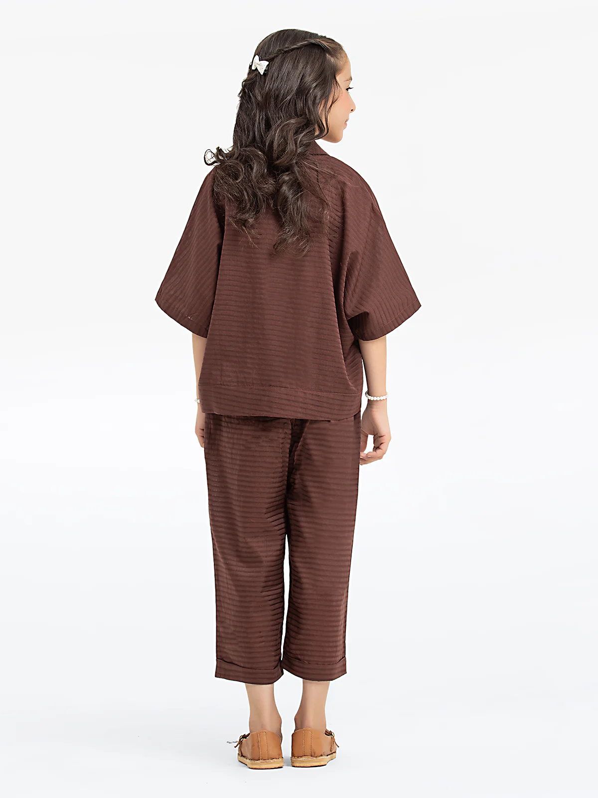 Girl's Dark Brown Co-ord Set - EGTCS23-018 - Image 6