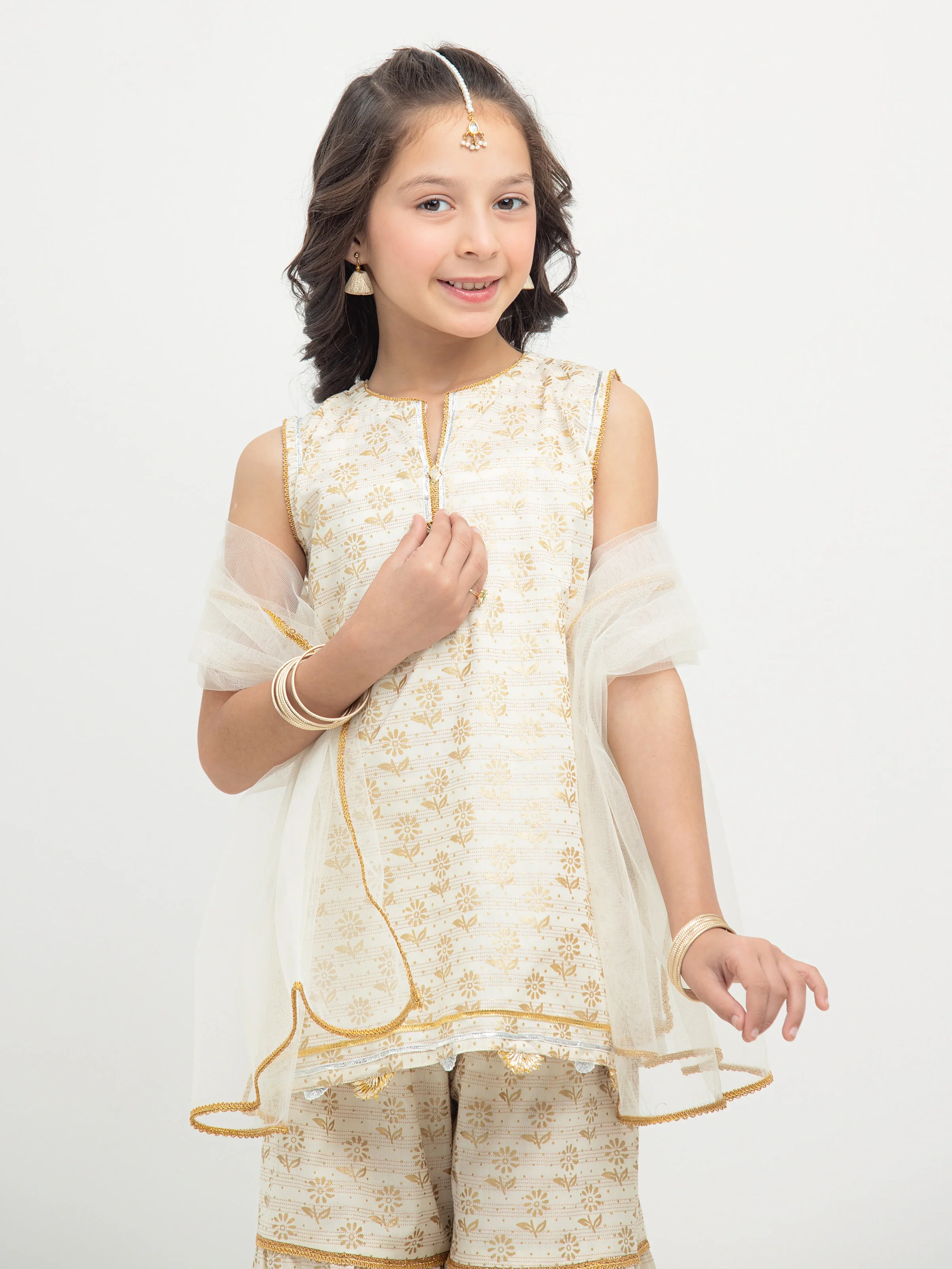 Girl's Dark Cream Pret - EGTPLE5-50029-3P - Image 2