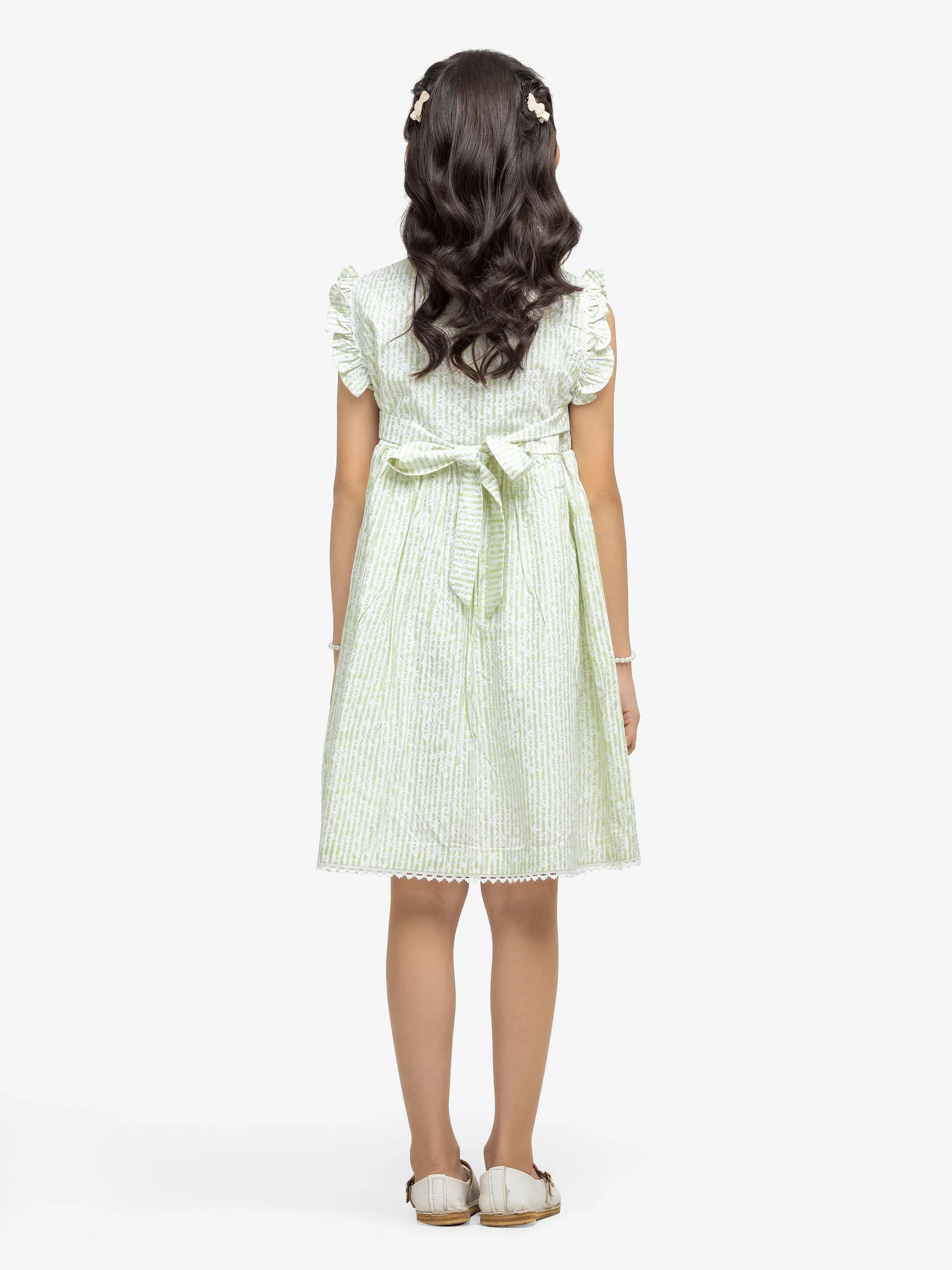 Girl's Green Frock - EGTF24S-200081 - Image 5