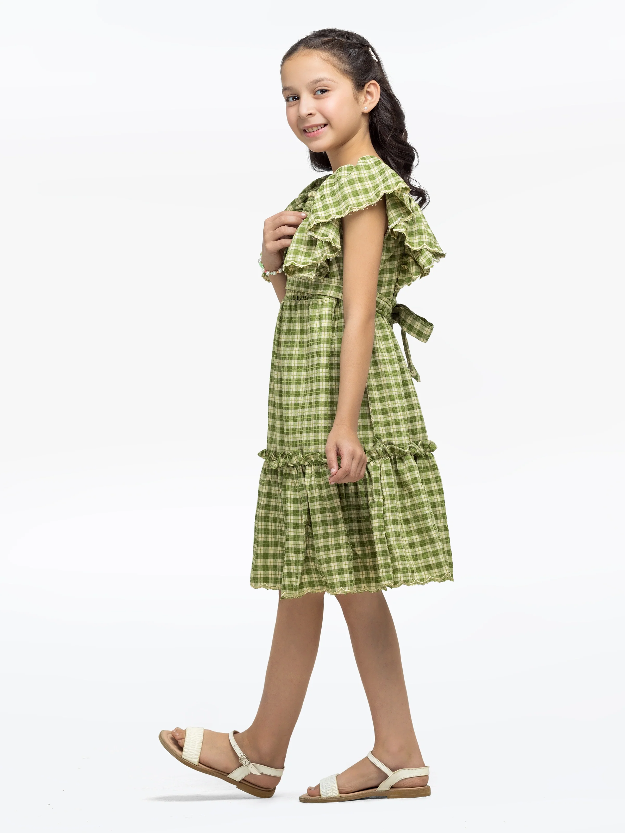 Girl's Green Frock - EGTF24S-200092 - Image 4