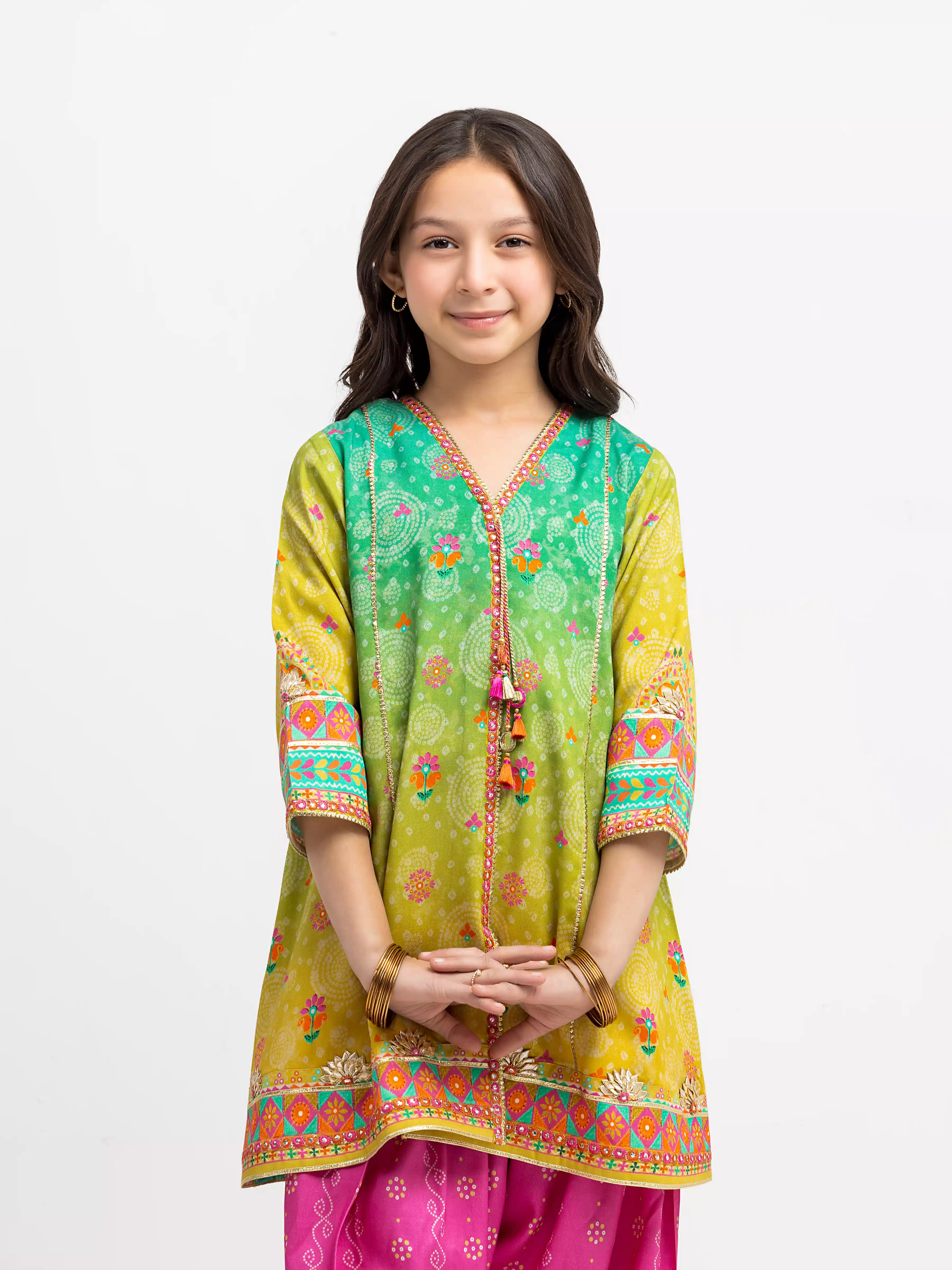Girl's Green Multi Pret - EGTKP6-74005ST - Image 2