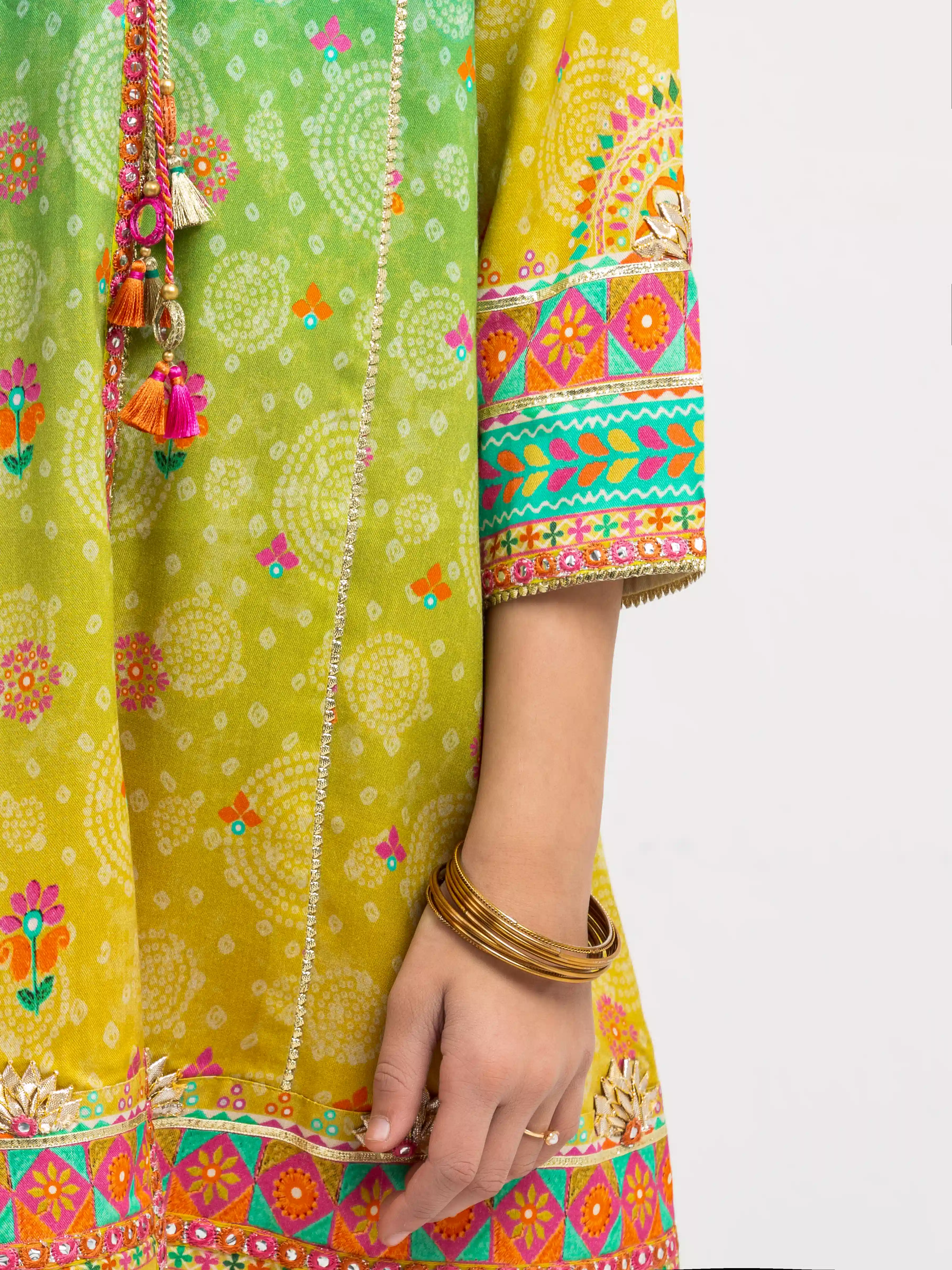 Girl's Green Multi Pret - EGTKP6-74005ST - Image 3