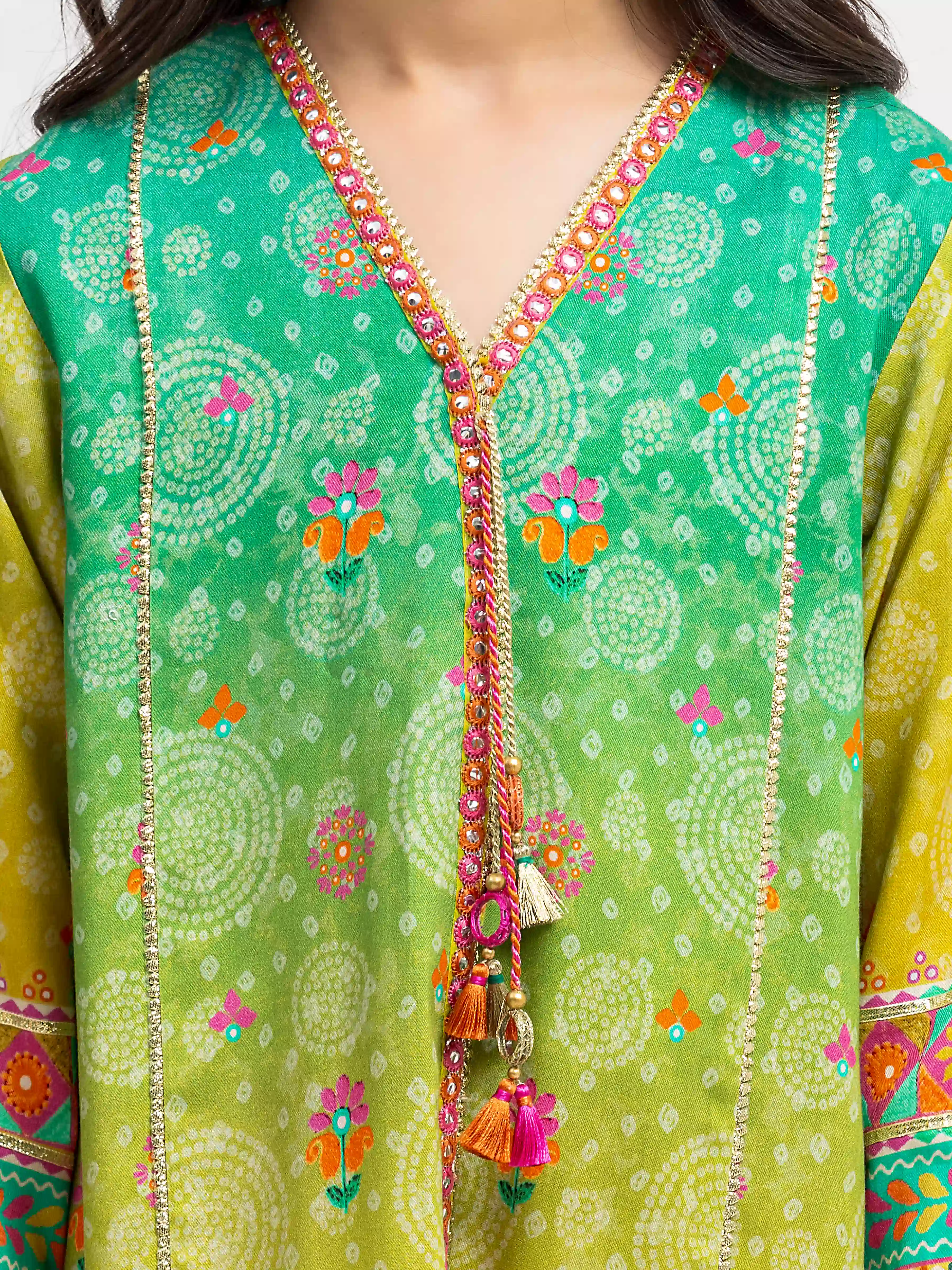 Girl's Green Multi Pret - EGTKP6-74005ST - Image 4