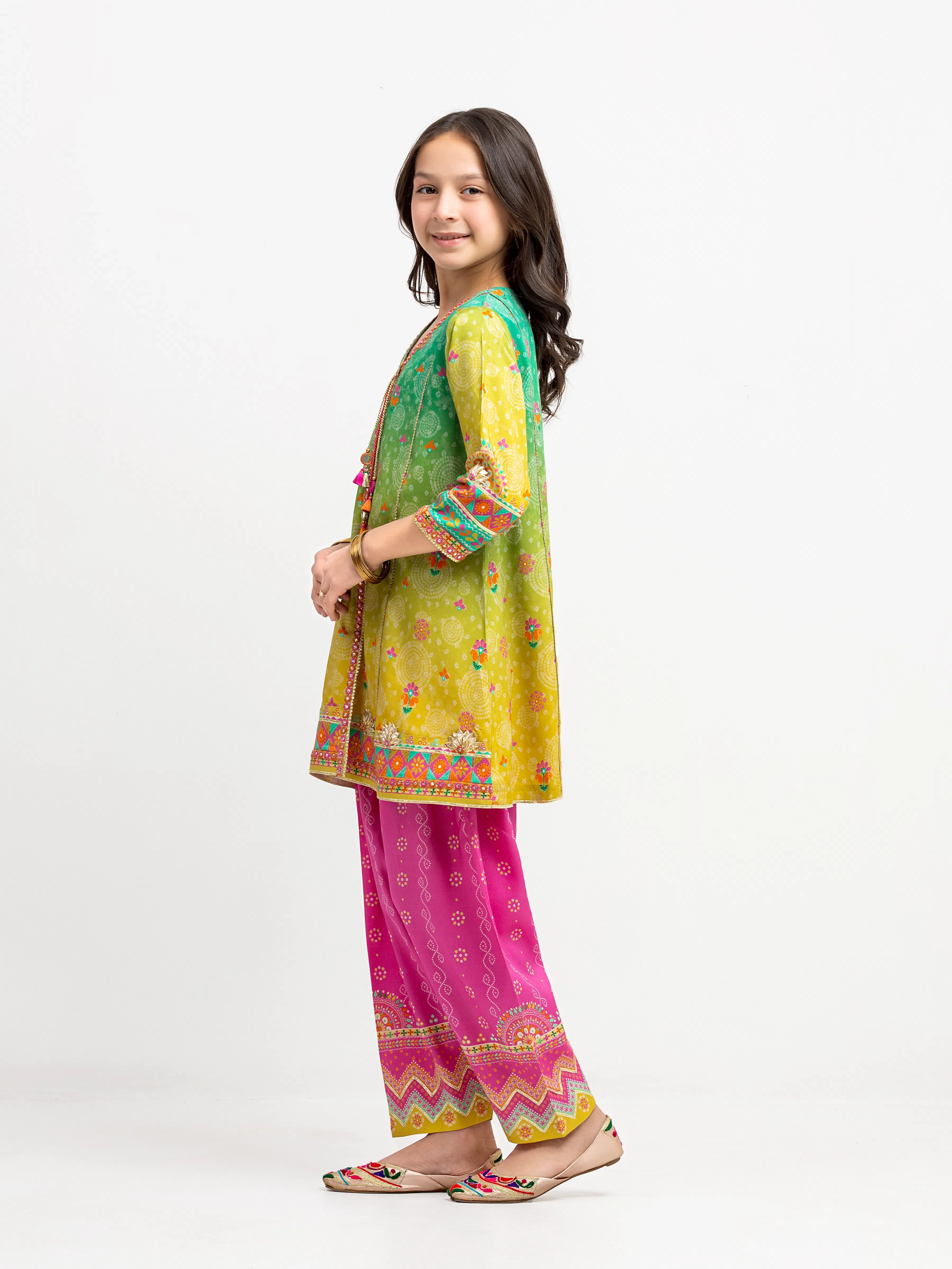 Girl's Green Multi Pret - EGTKP6-74005ST - Image 5
