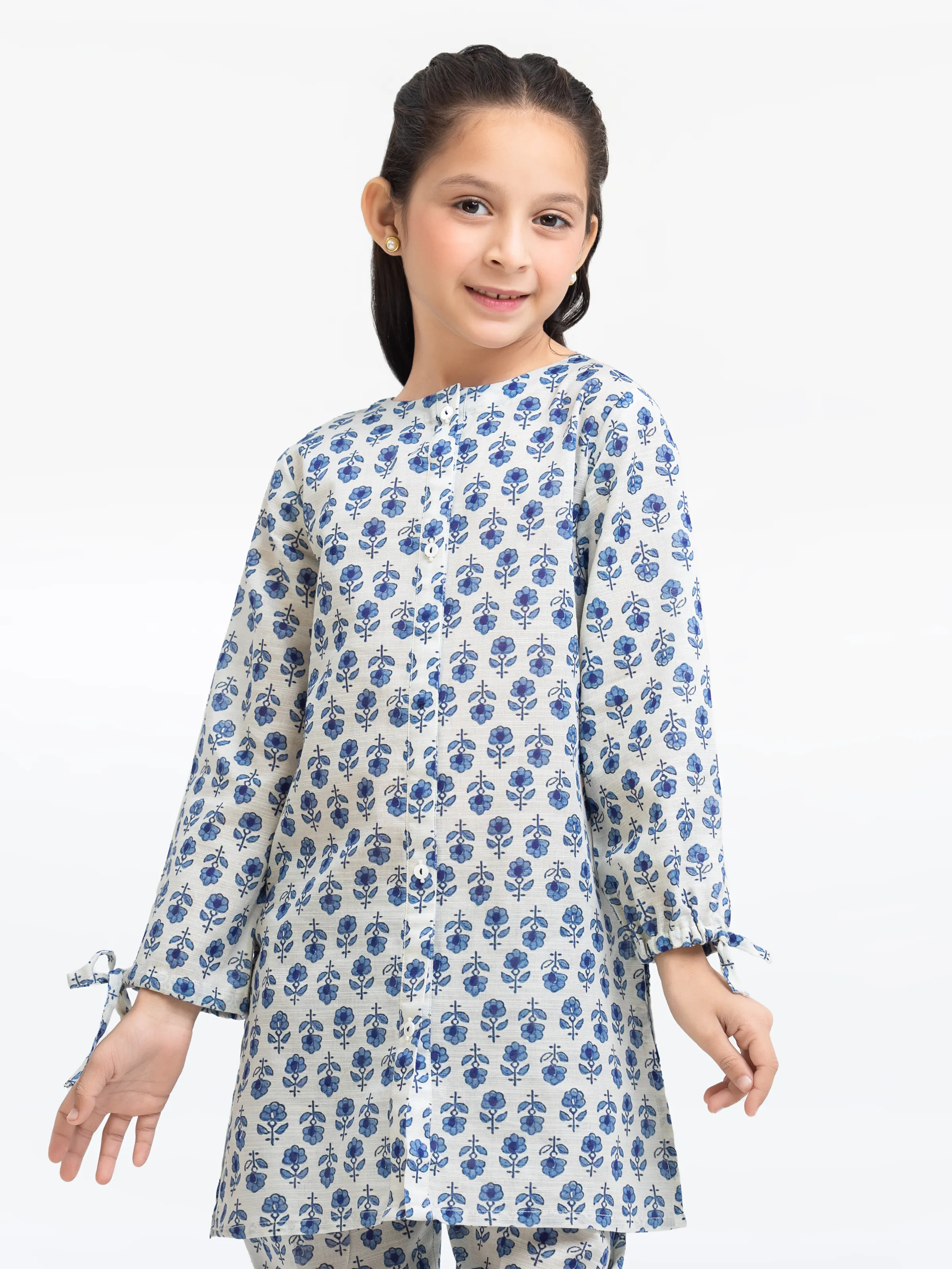 Girl's Khaddar Co-ord Set - EGTKP24-70910ST - Image 2