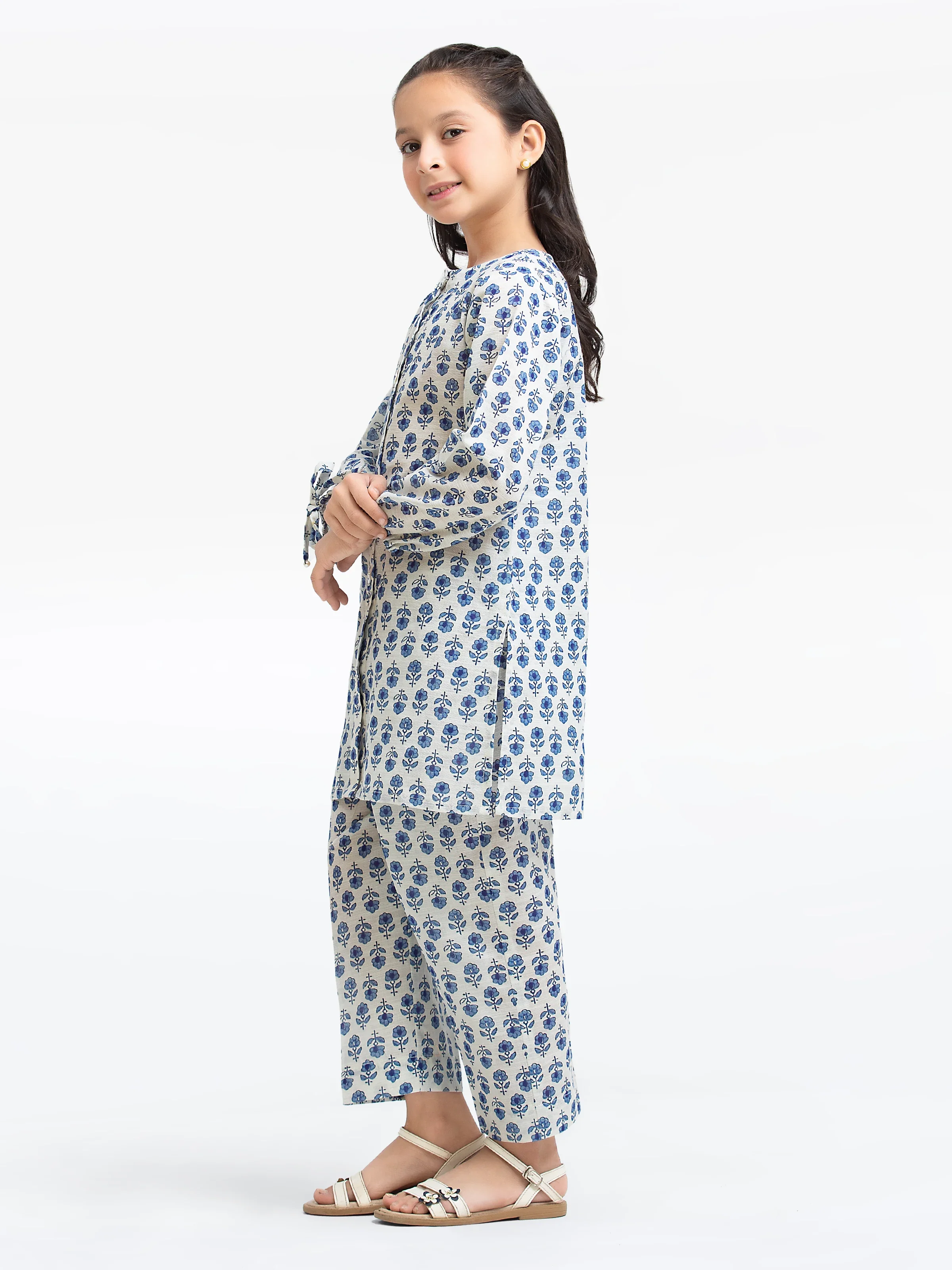 Girl's Khaddar Co-ord Set - EGTKP24-70910ST - Image 4