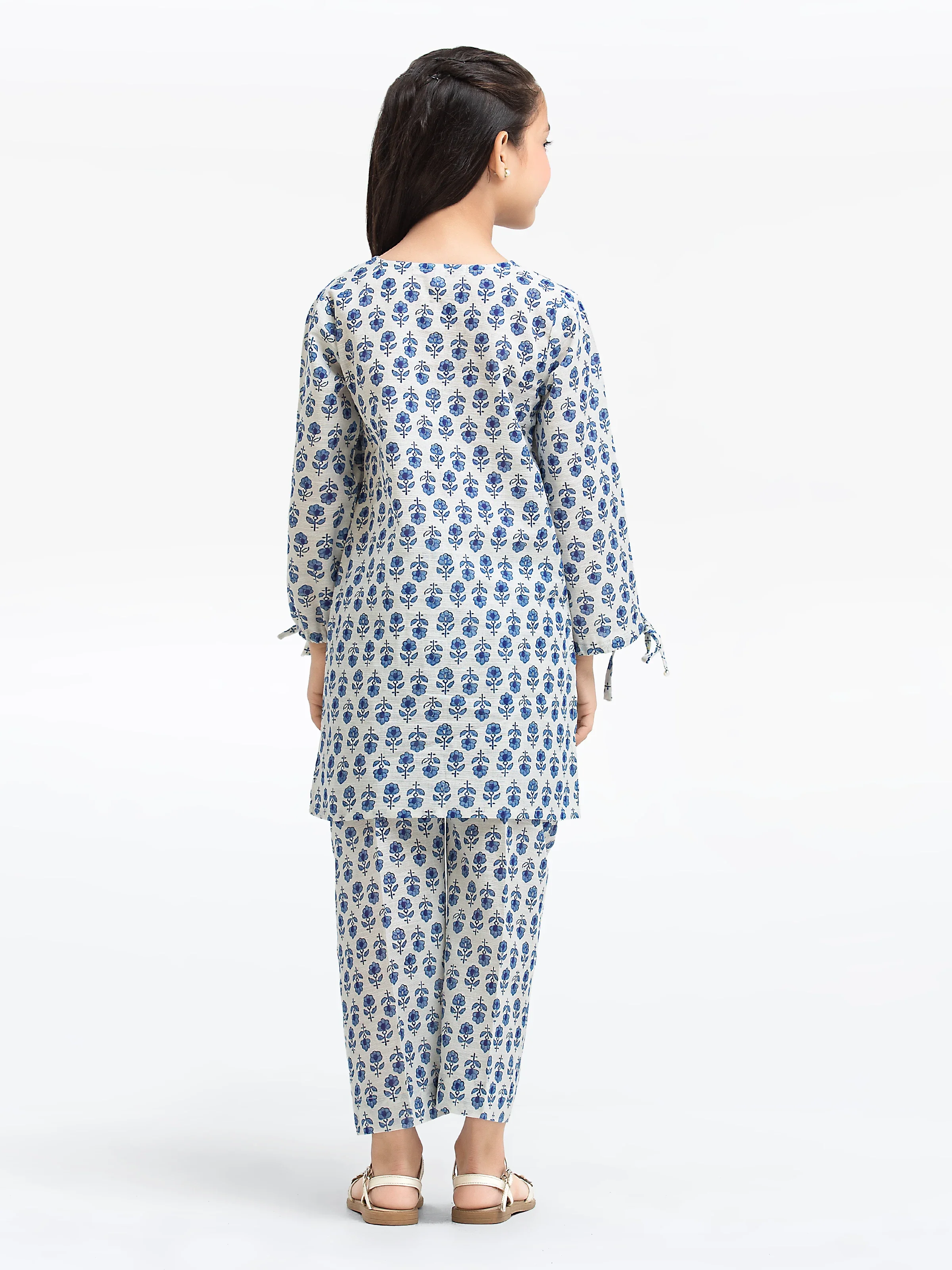 Girl's Khaddar Co-ord Set - EGTKP24-70910ST - Image 5