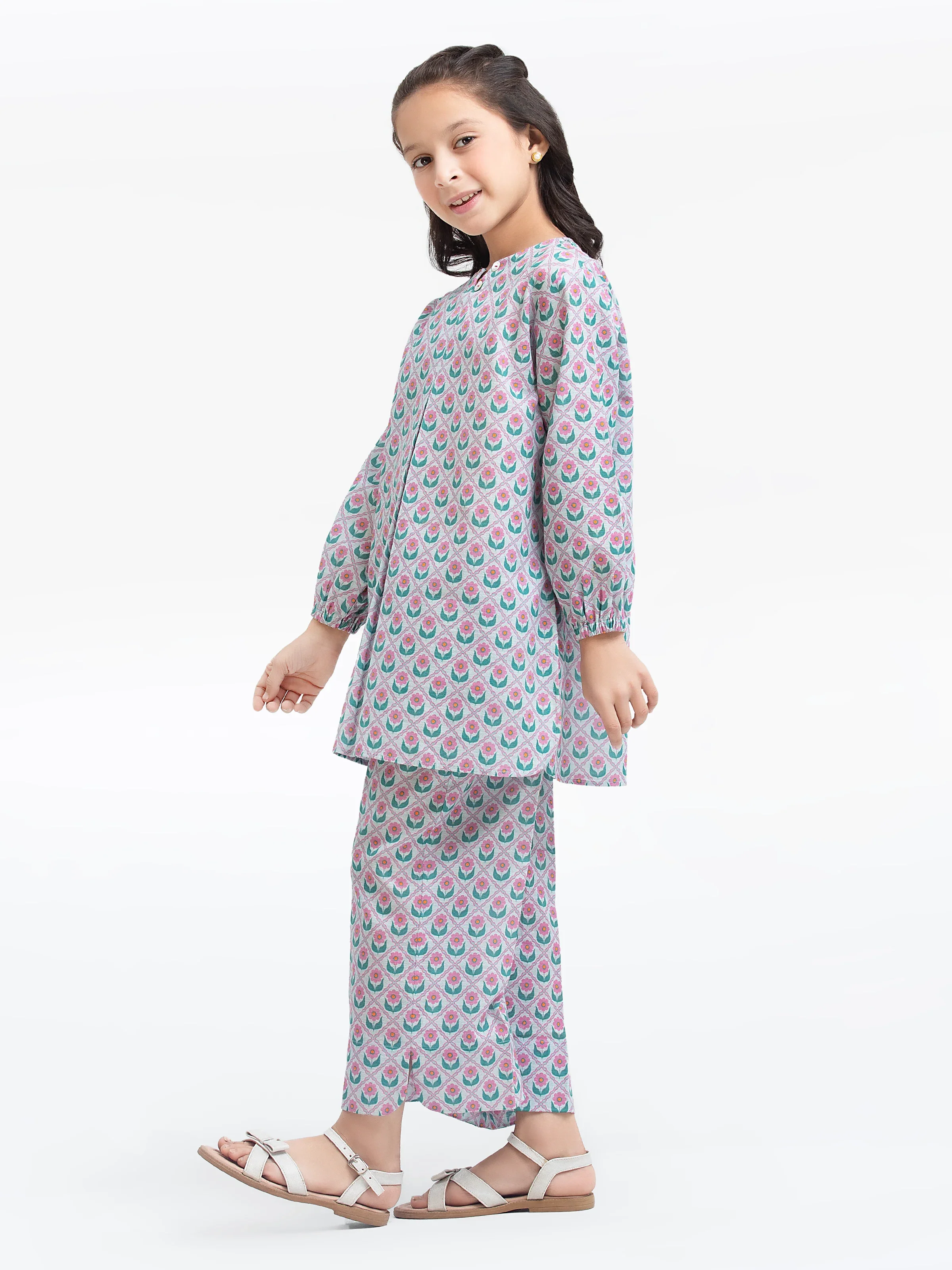 Girl's Khaddar Co-ord Set - EGTKP24-70904ST - Image 4