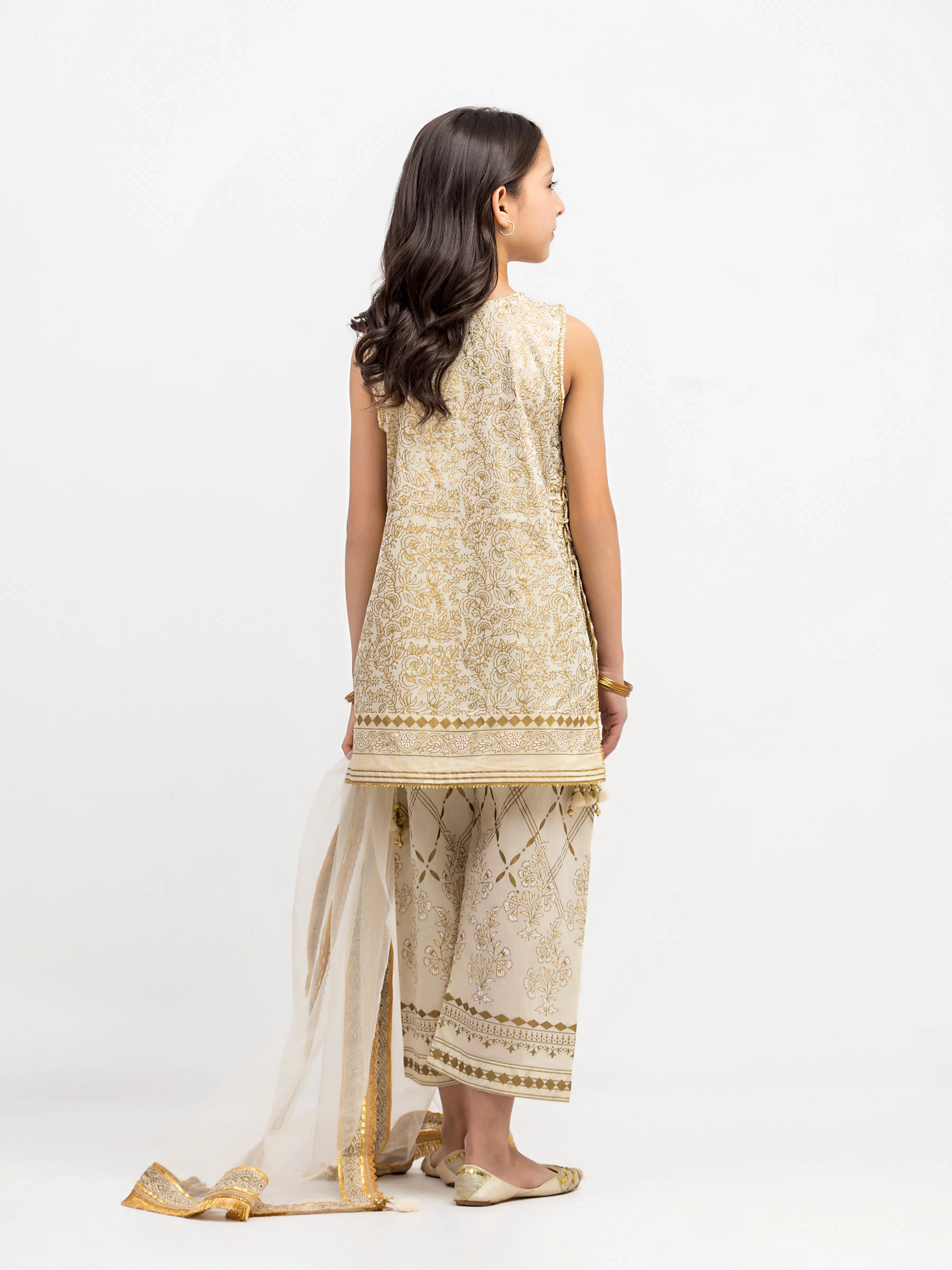 Girl's Light Beige Pret - EGTKP5-72000-3P - Image 5