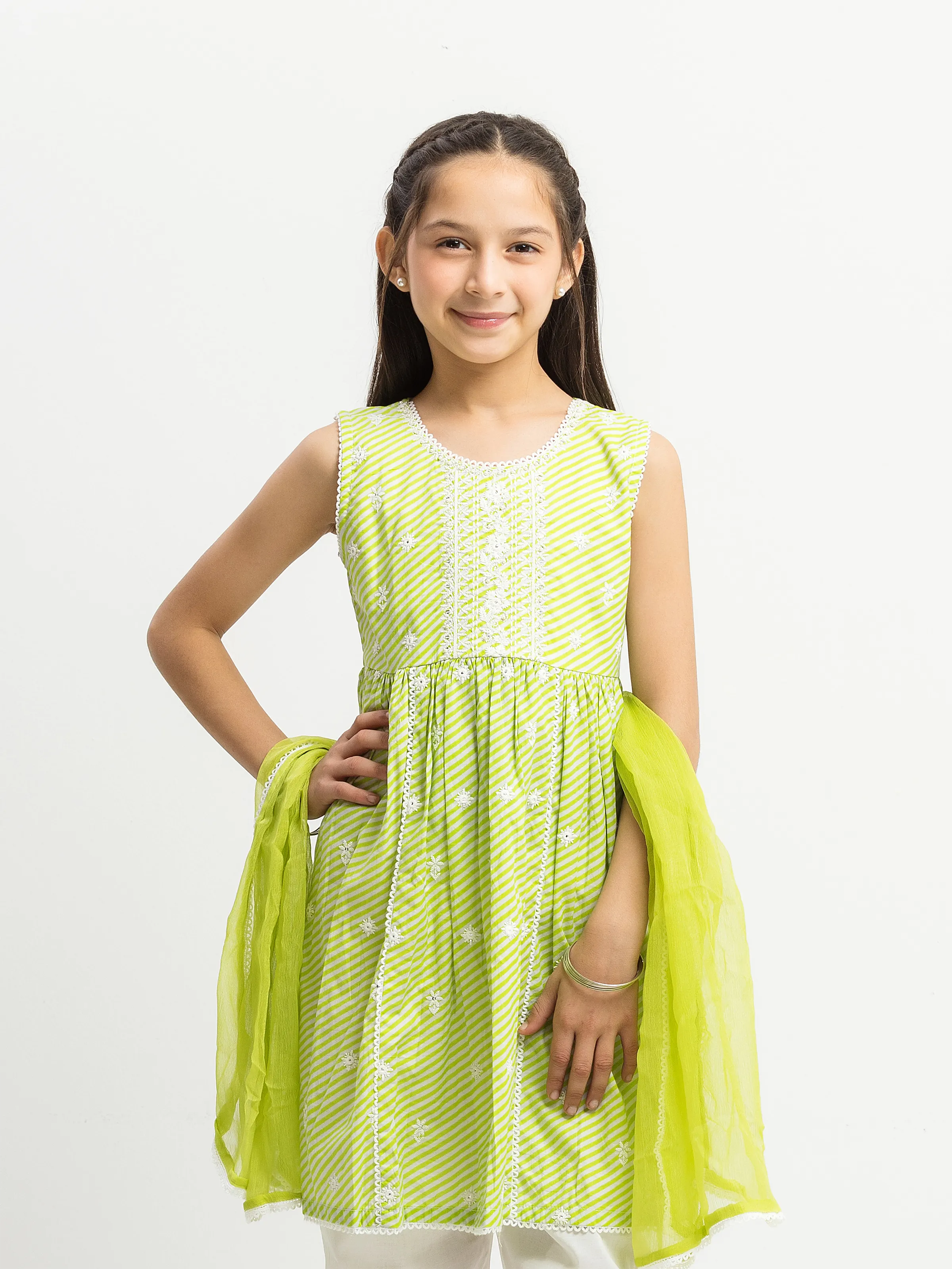 Girl's Light Green Pret - EGTKE5-70987-3P - Image 2