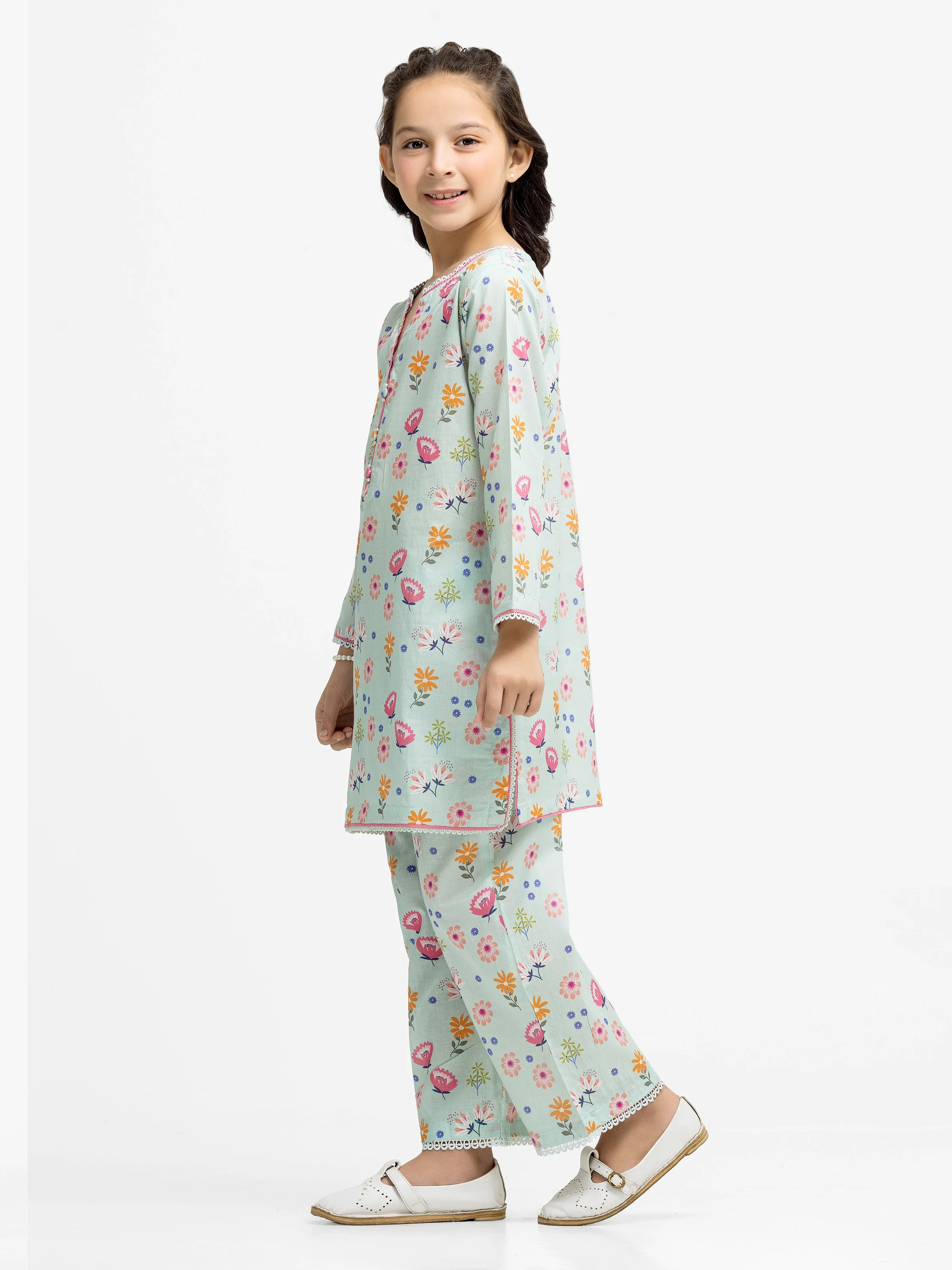 Girl's Lawn Co-ord Set - EGTKP24-70950ST - Image 4