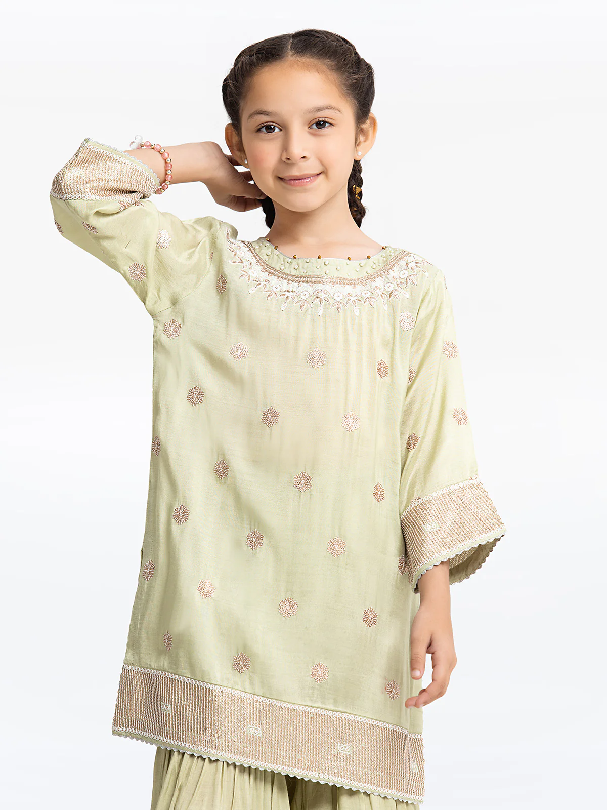 Girl's Light Green Pret - EGTP23-22202 - Image 2