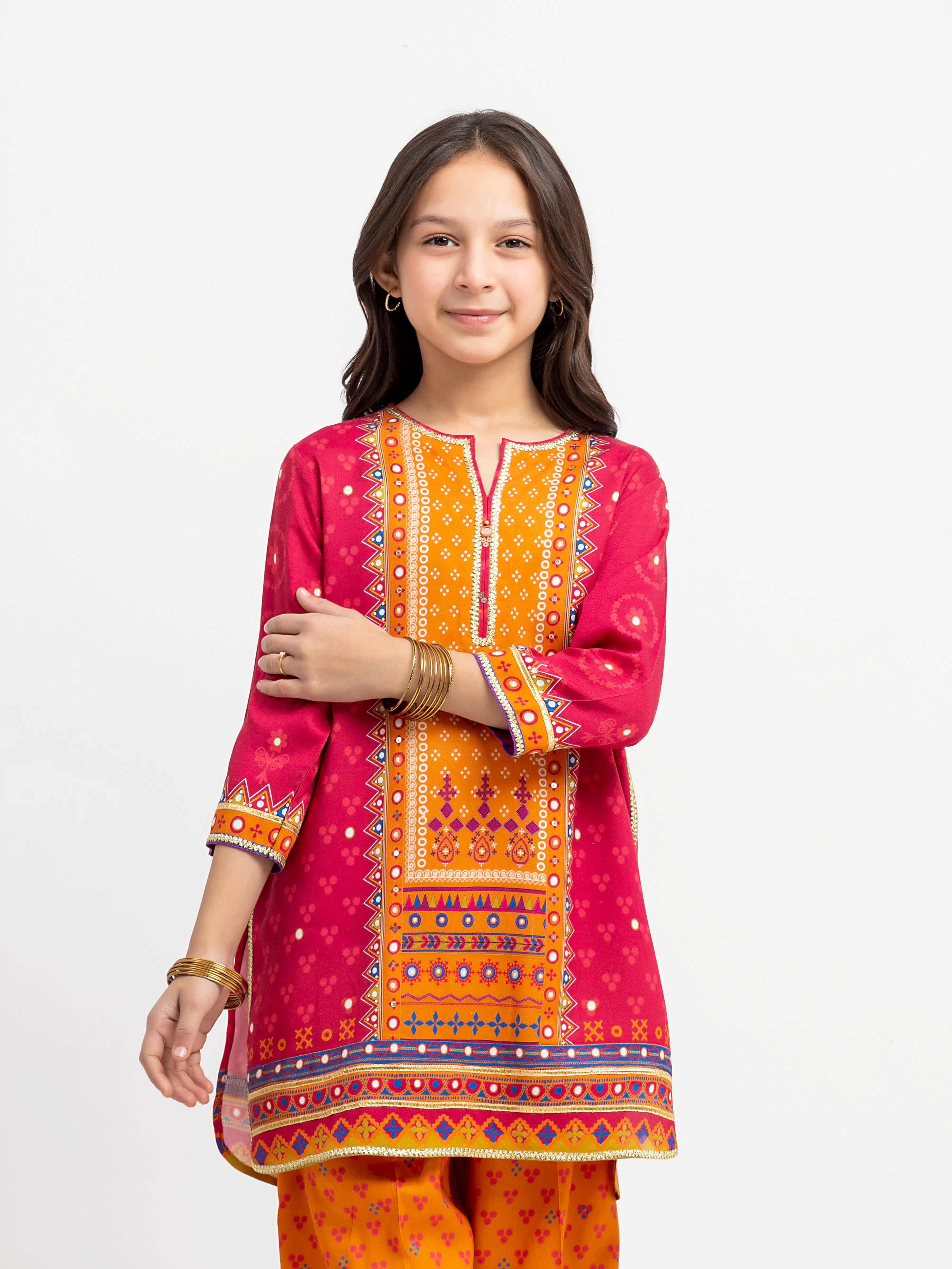 Girl's Light Maroon Pret - EGTKP6-74003ST - Image 2