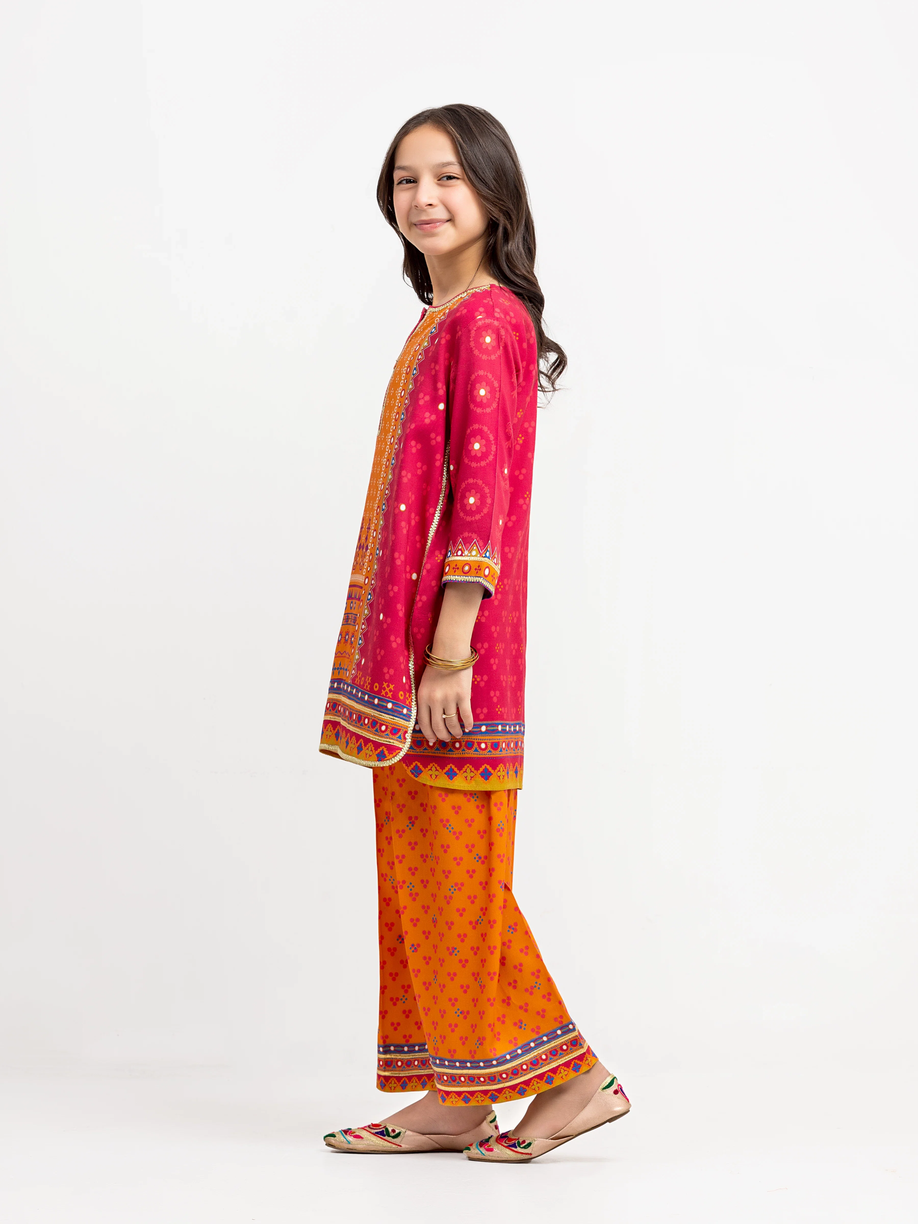 Girl's Light Maroon Pret - EGTKP6-74003ST - Image 3