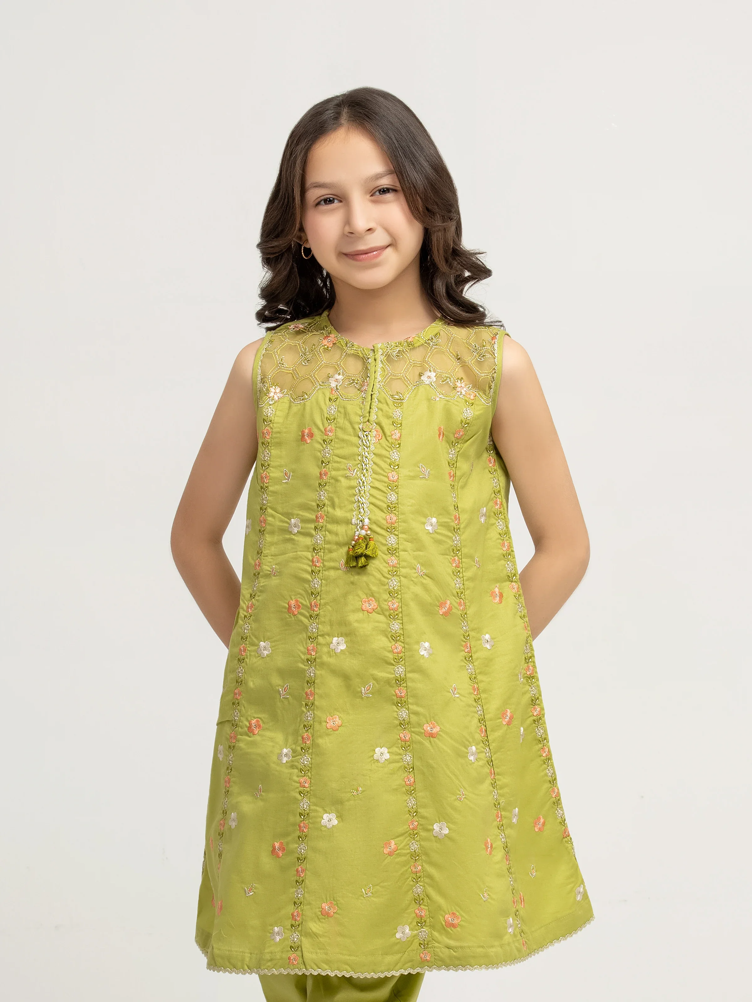 Girl's Light Olive Pret - EGTKED5-73020ST - Image 2