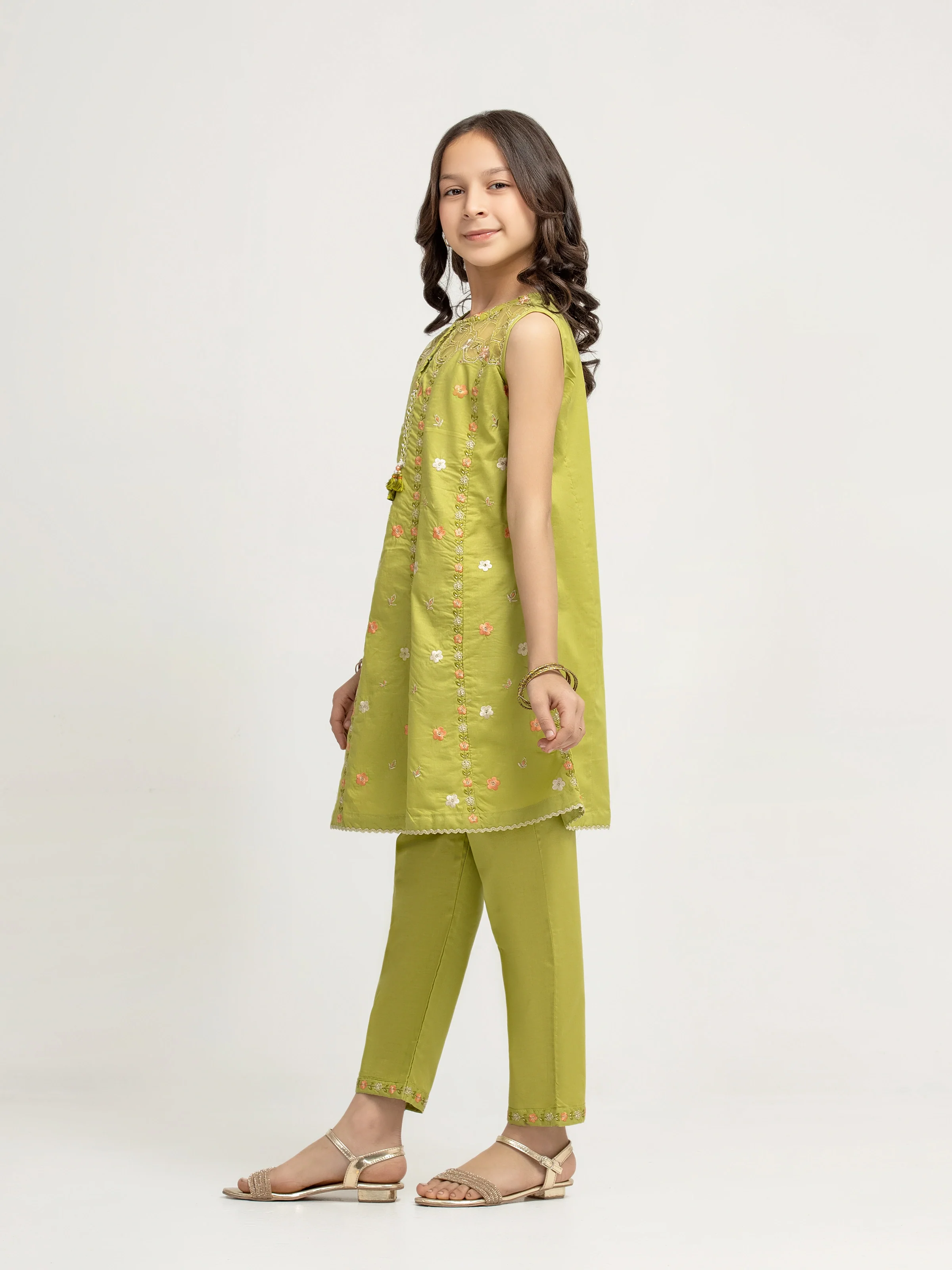 Girl's Light Olive Pret - EGTKED5-73020ST - Image 4