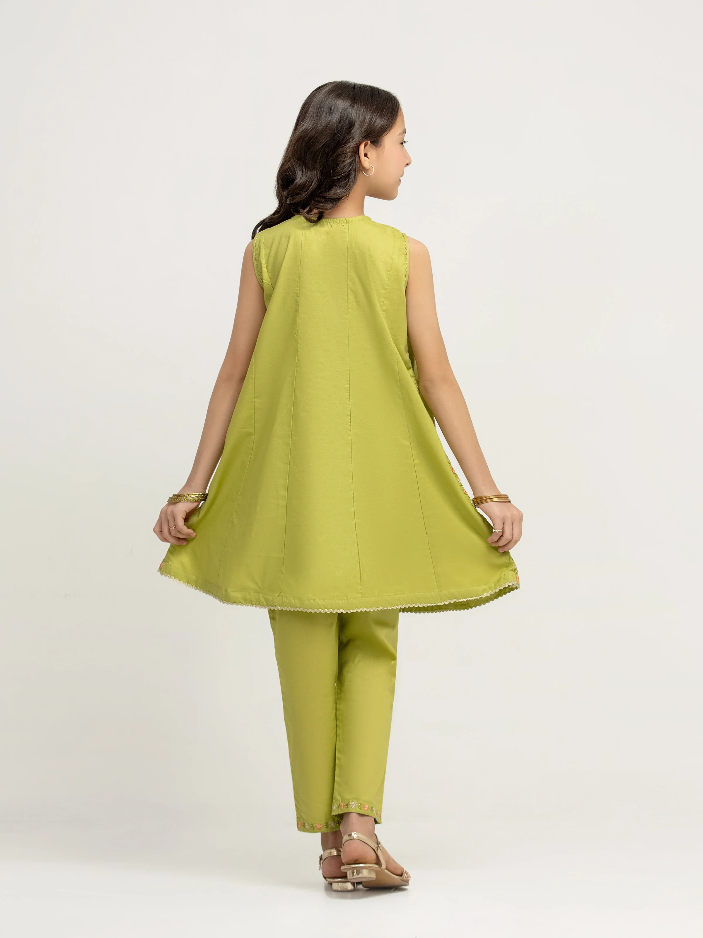 Girl's Light Olive Pret - EGTKED5-73020ST - Image 5