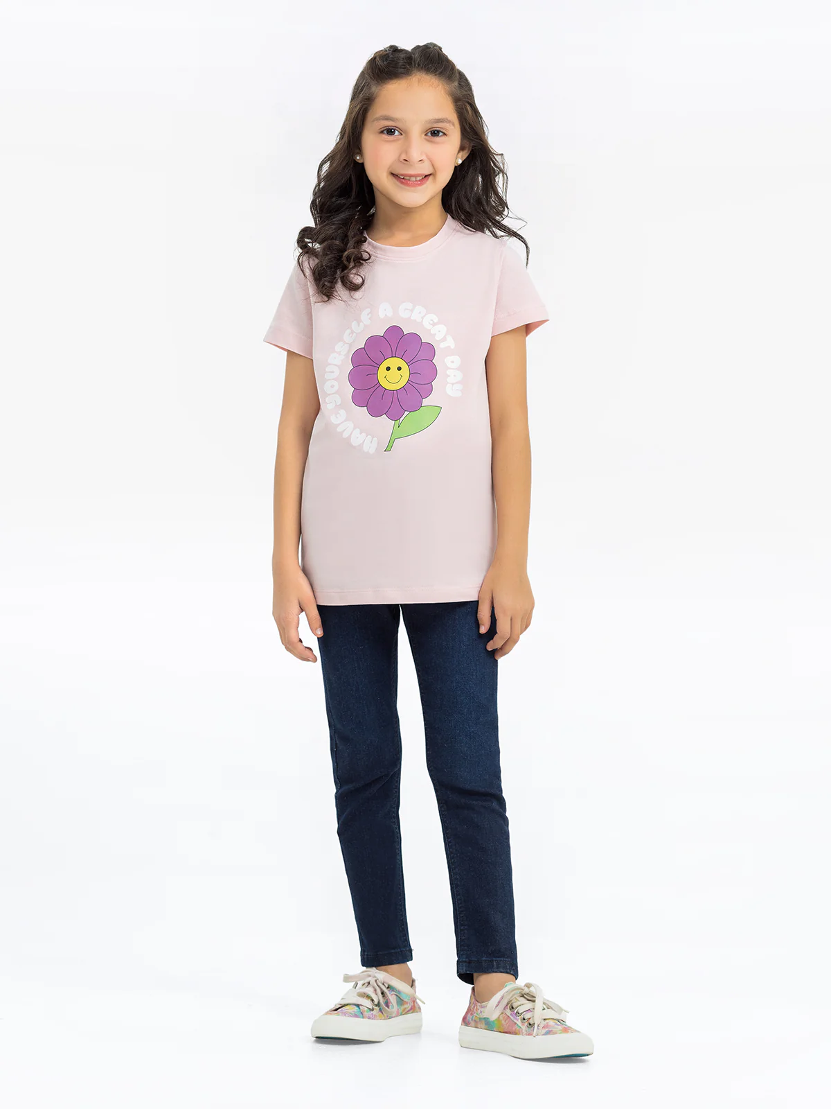 Girl's Light Pink Top - EGTK24-016