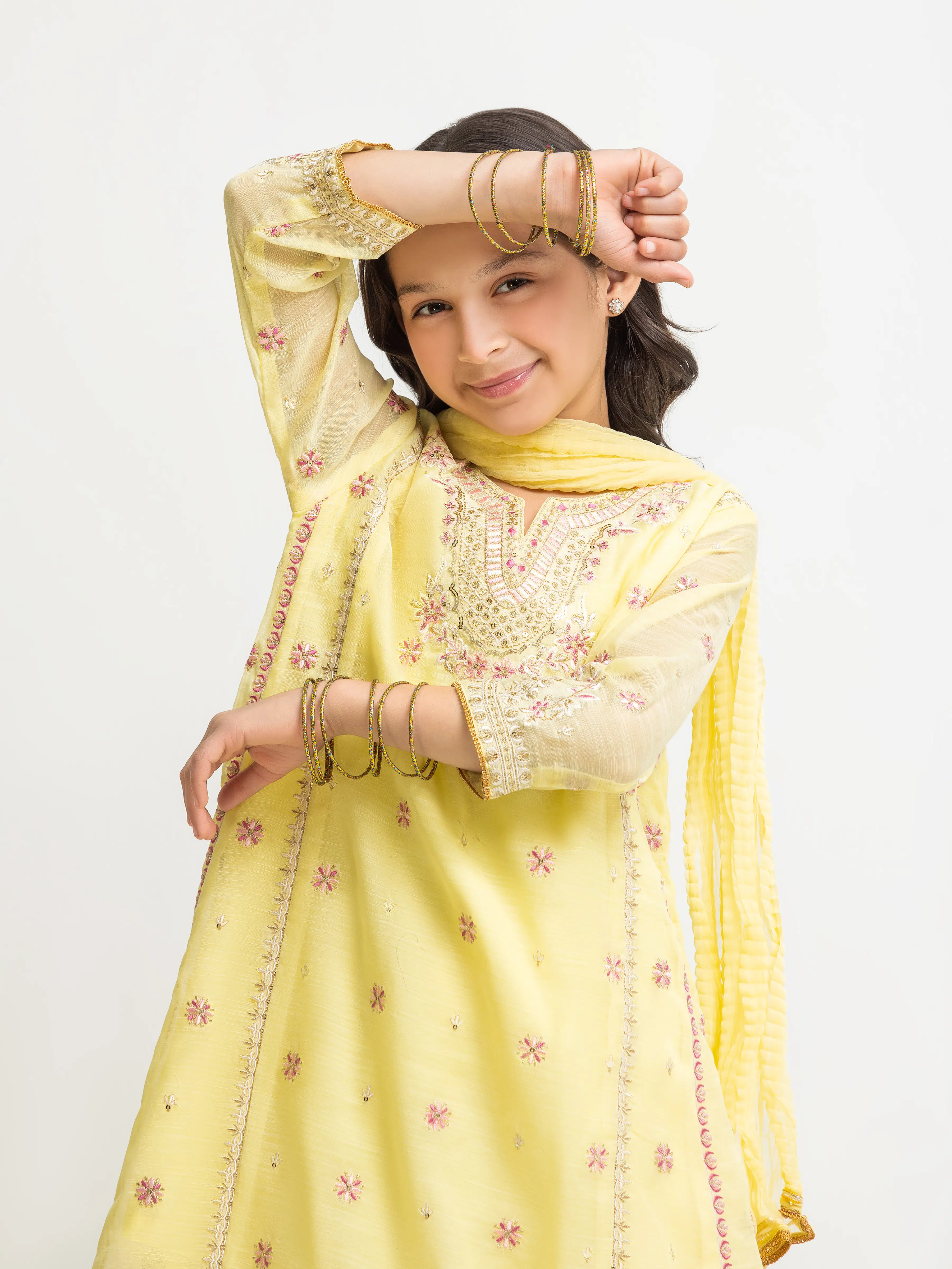 Girl's Yellow Pret - EGTPLED5-50089-3P - Image 2