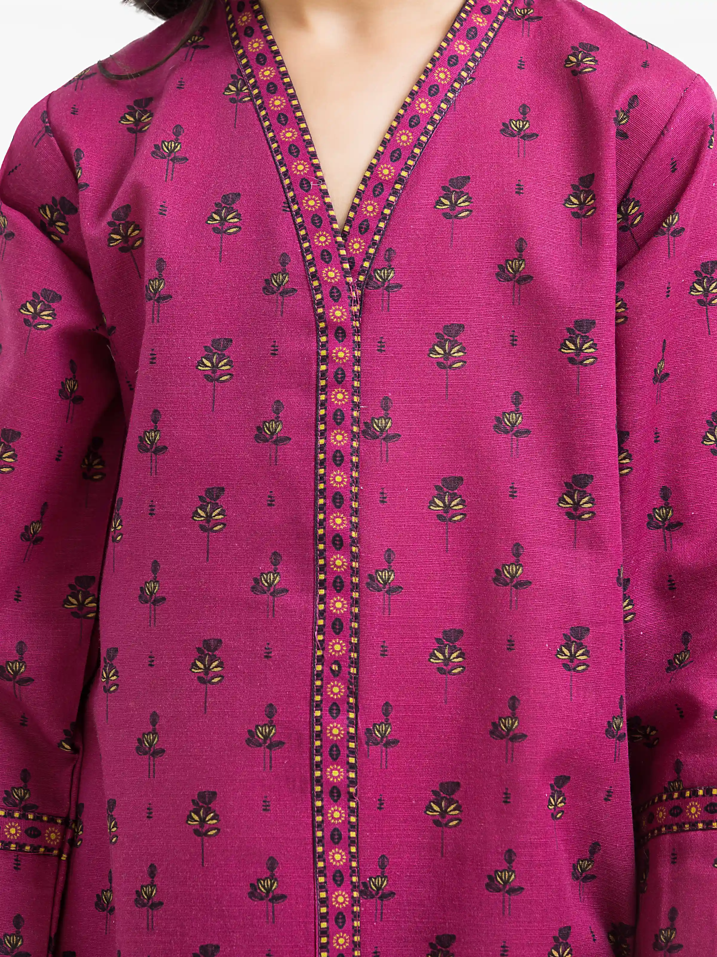 Girl's Khaddar Co-ord Set - EGTKP24-70909ST - Image 3