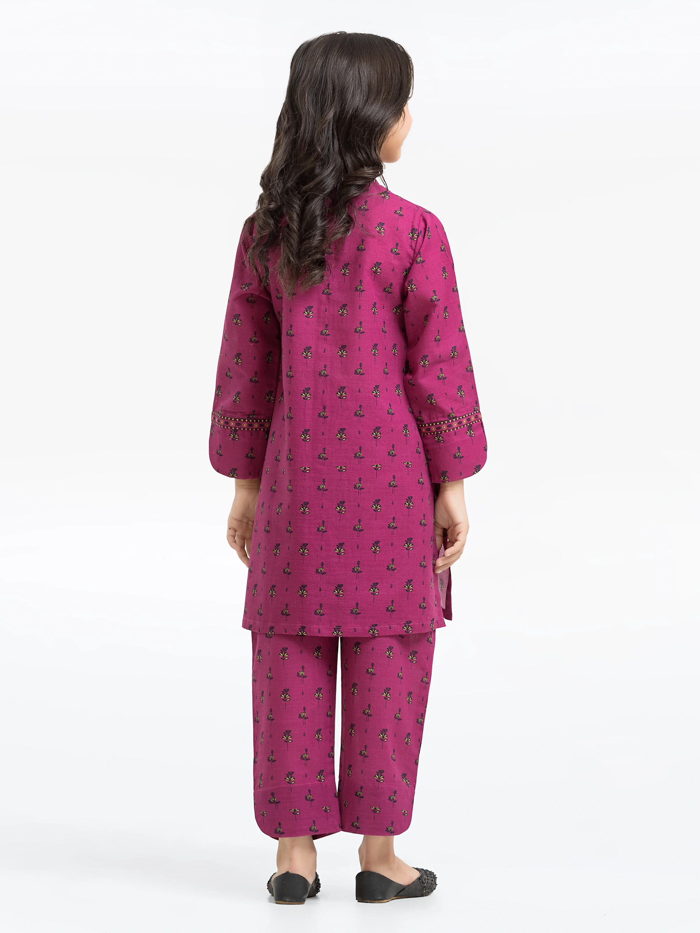 Girl's Khaddar Co-ord Set - EGTKP24-70909ST - Image 6