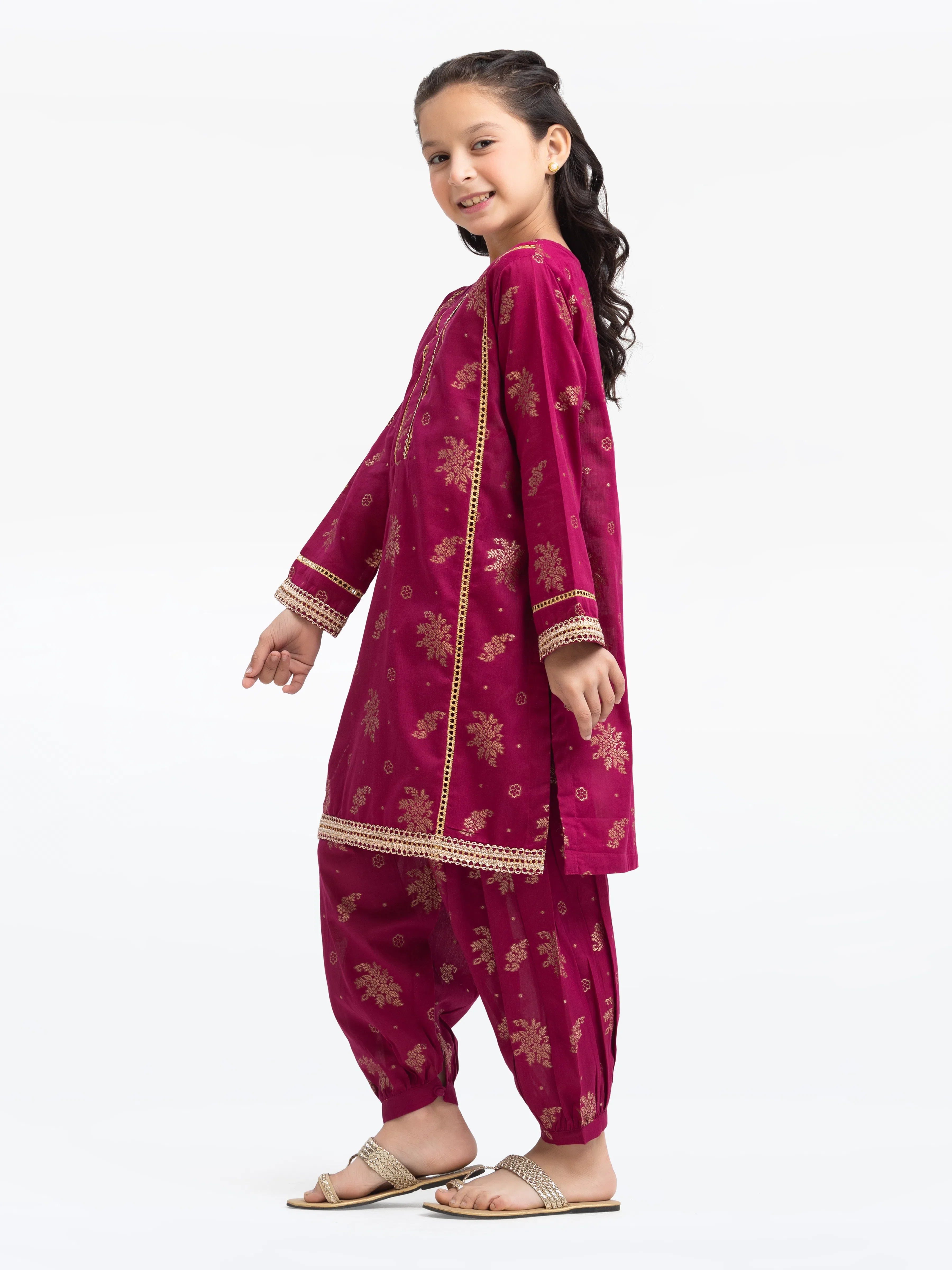 Girl's Jacquard Co-ord Set - EGTKS24-70783ST - Image 2