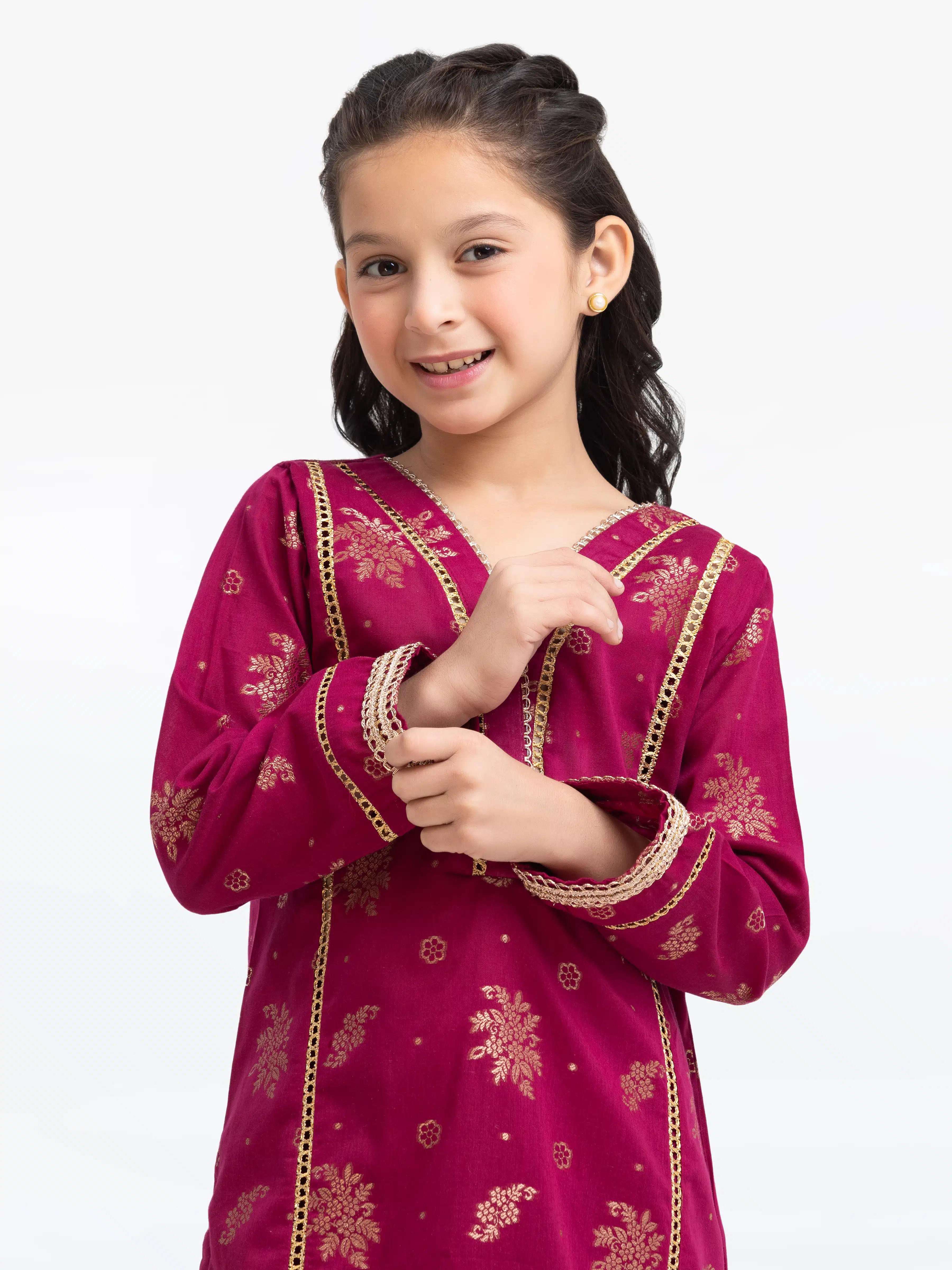 Girl's Jacquard Co-ord Set - EGTKS24-70783ST - Image 4