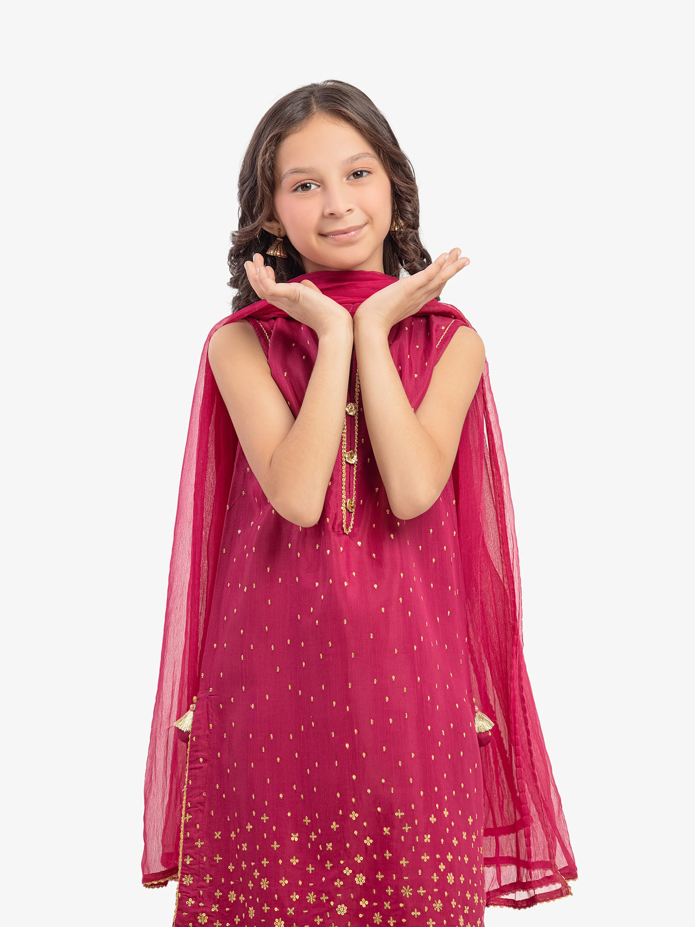 Girl's Magenta Pret - EGTPLE5-50042-3P - Image 2