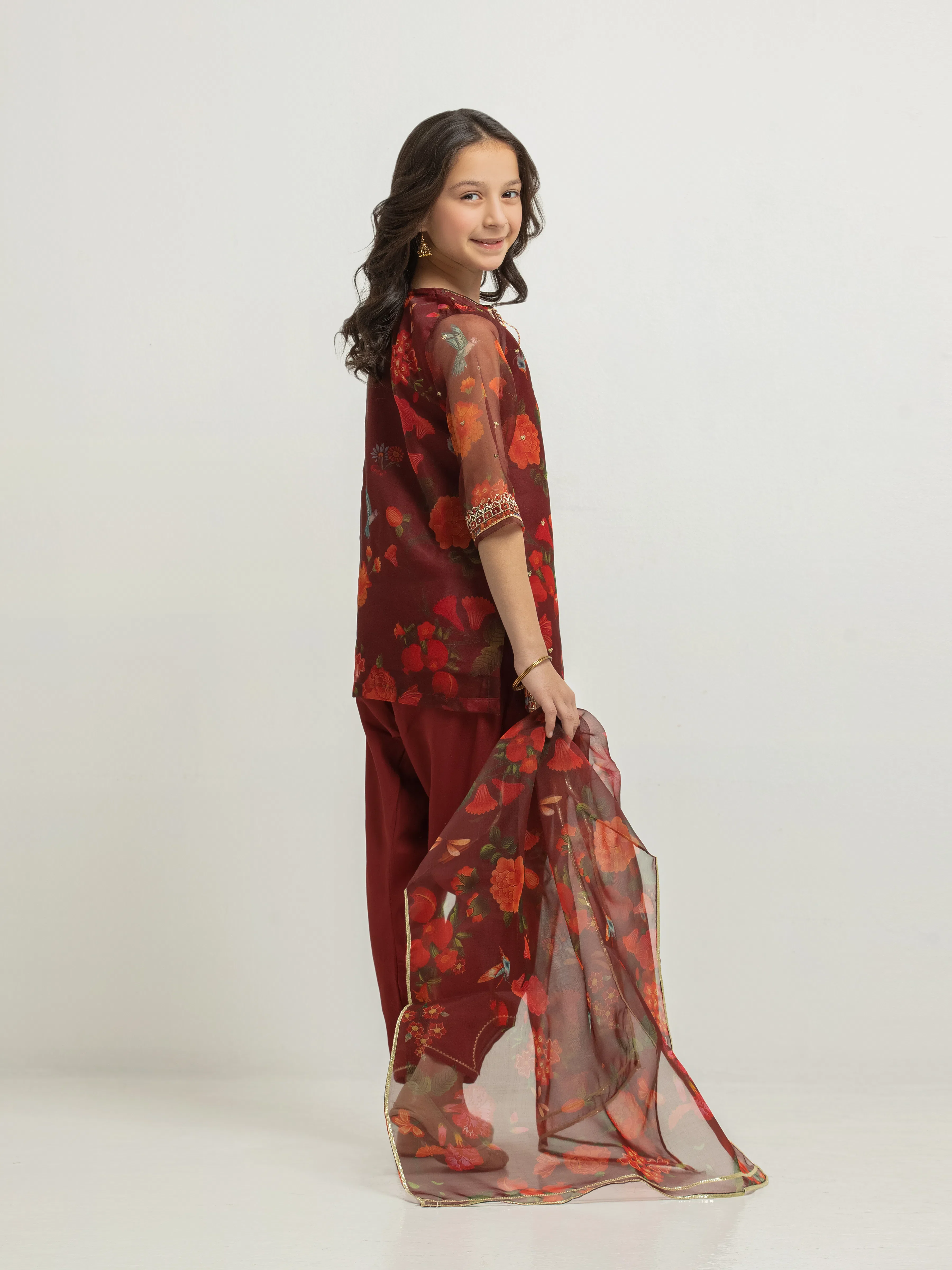 Girl's Maroon Pret - EGTKEP5-73079-3P - Image 4