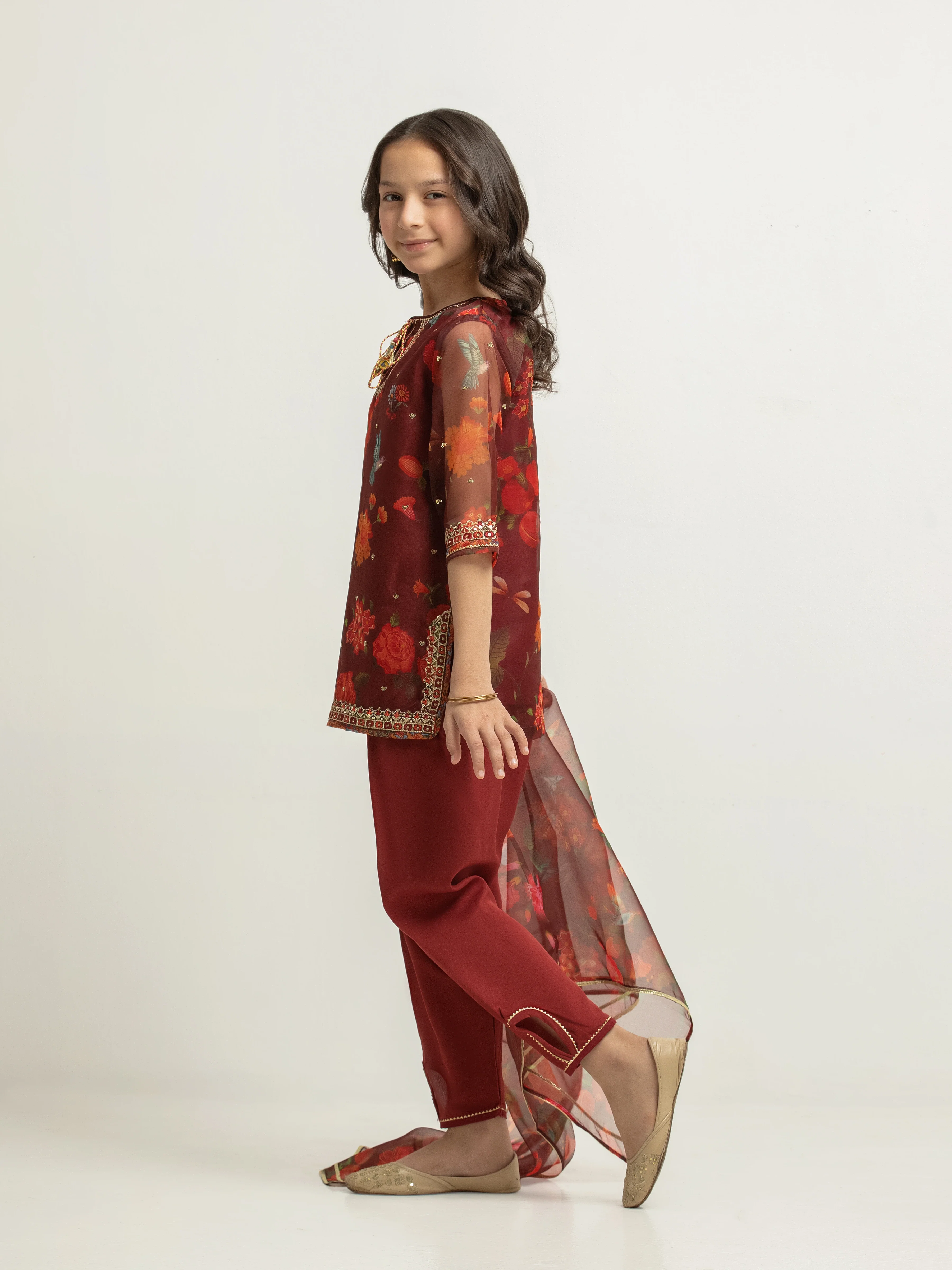 Girl's Maroon Pret - EGTKEP5-73079-3P - Image 5