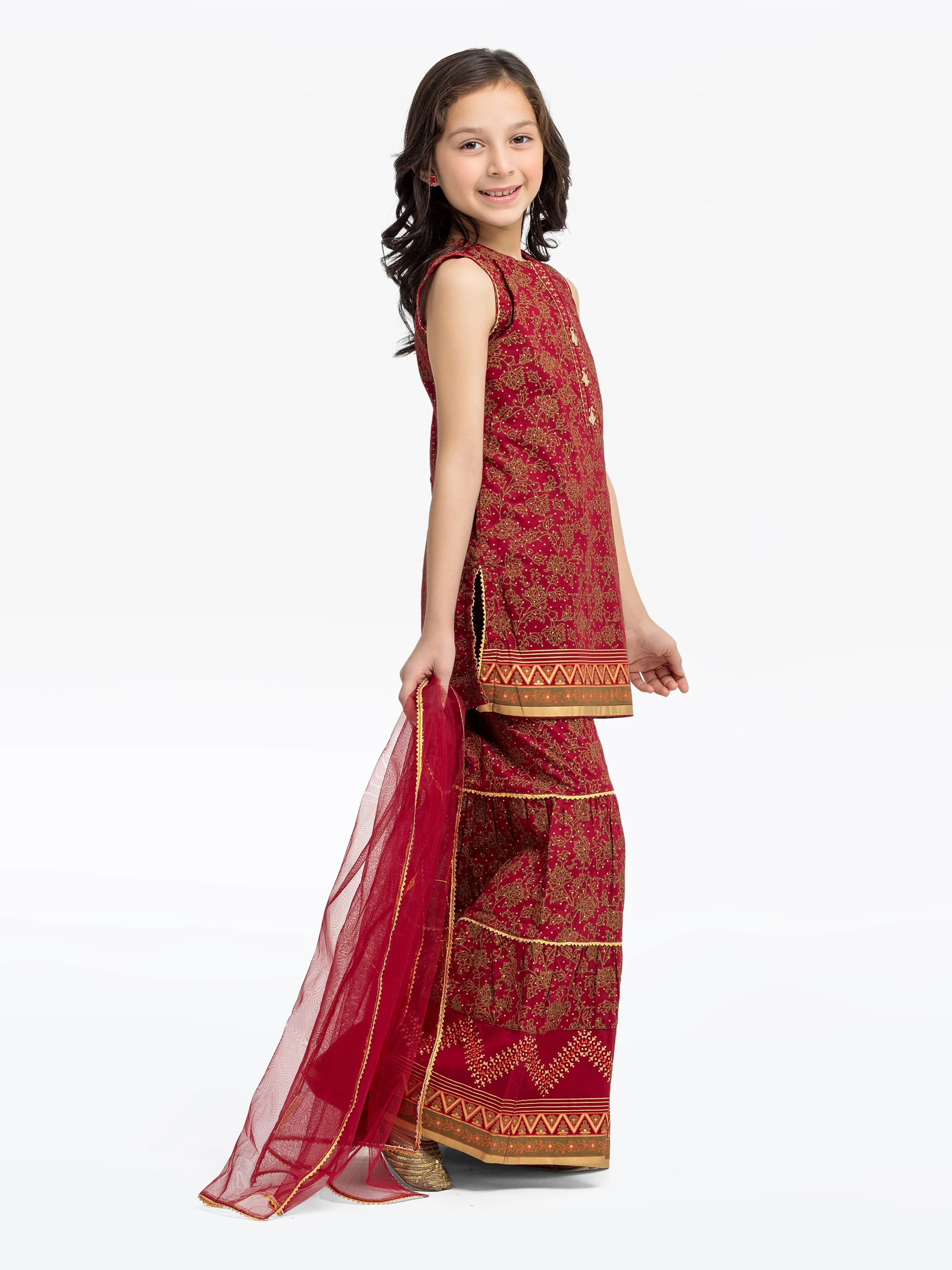 Girl's Maroon Pret - EGTKP5-70793-3P - Image 4