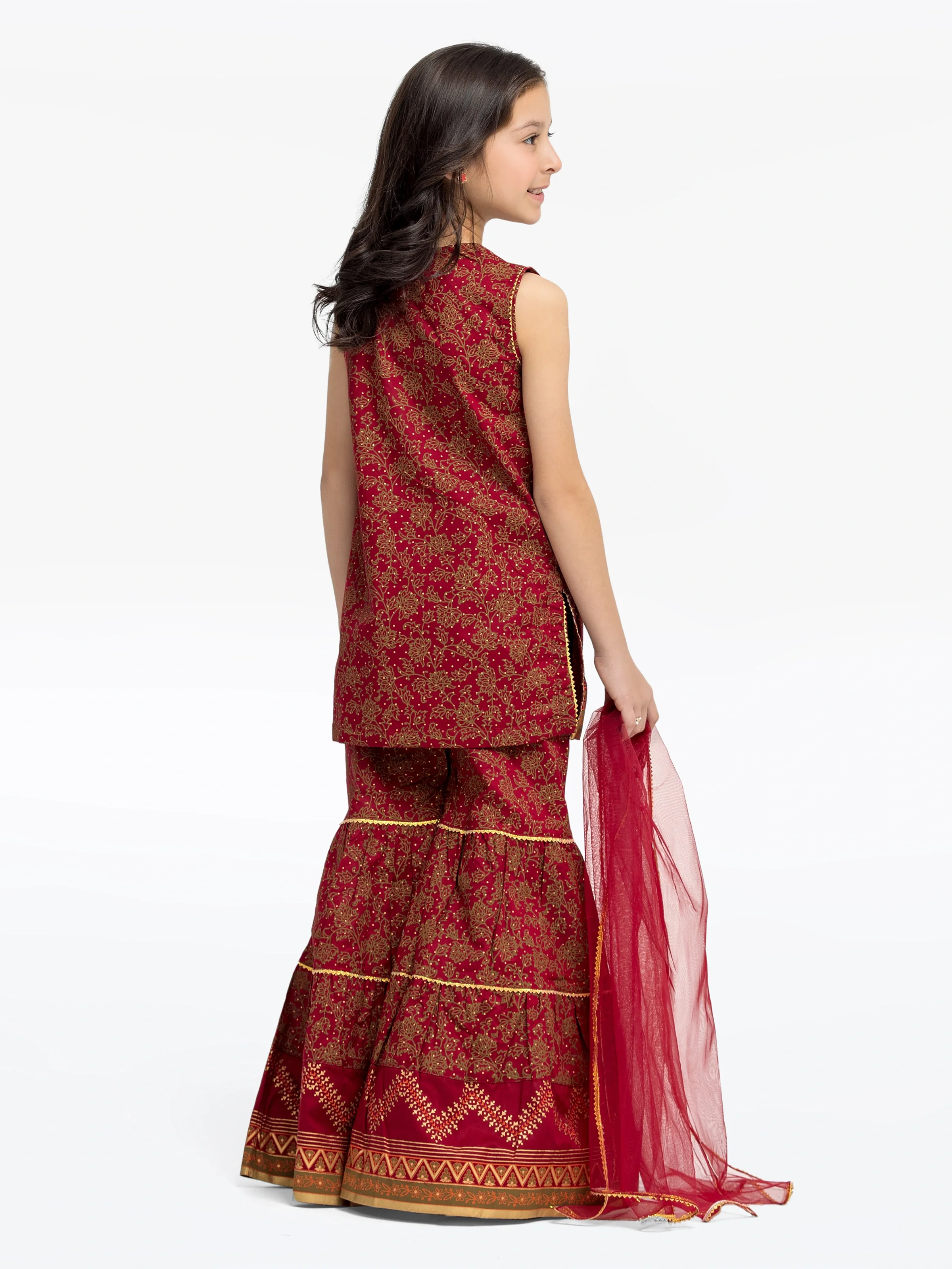 Girl's Maroon Pret - EGTKP5-70793-3P - Image 5
