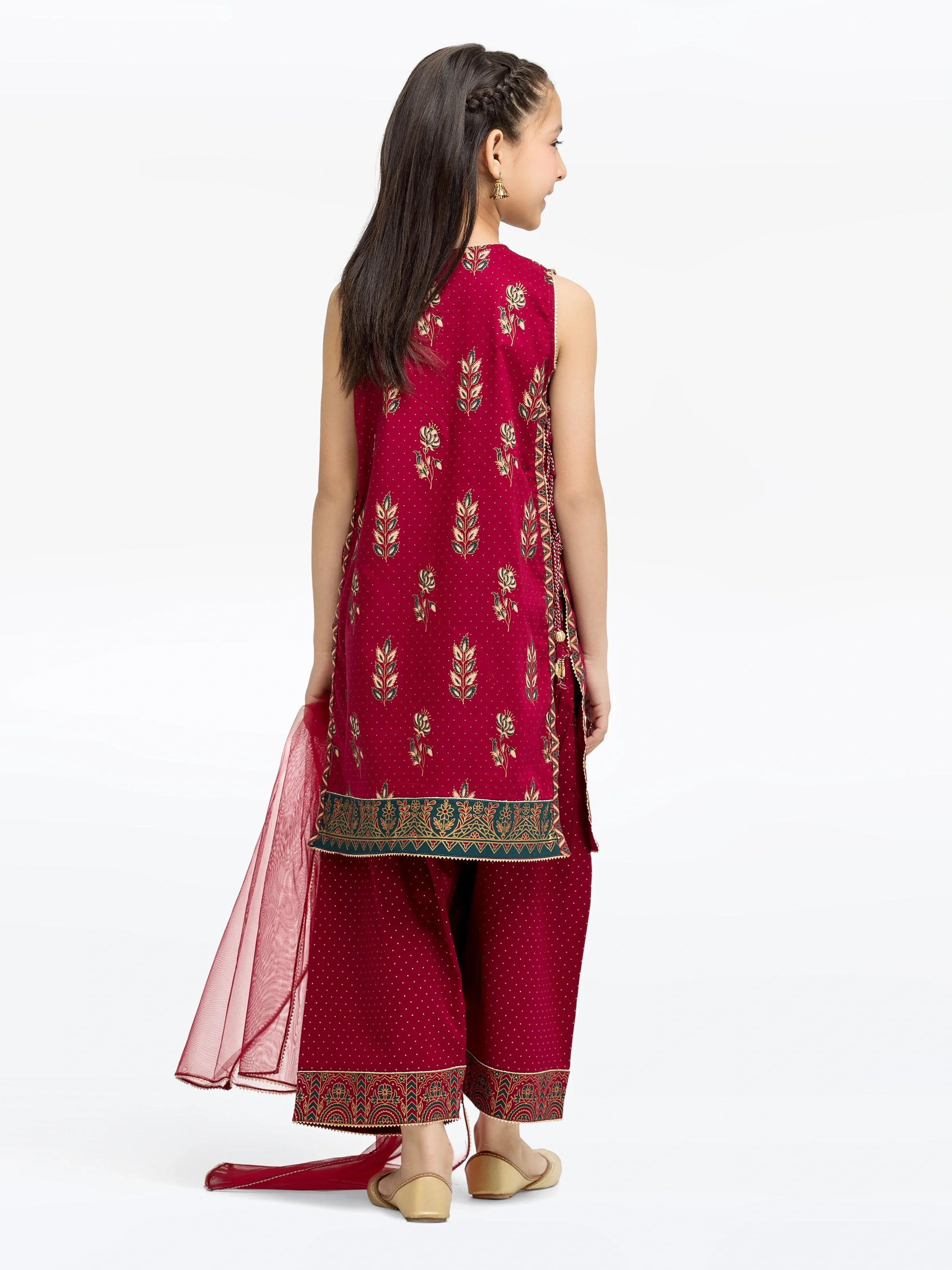 Girl's Maroon Pret - EGTKP5-70804-3P - Image 5