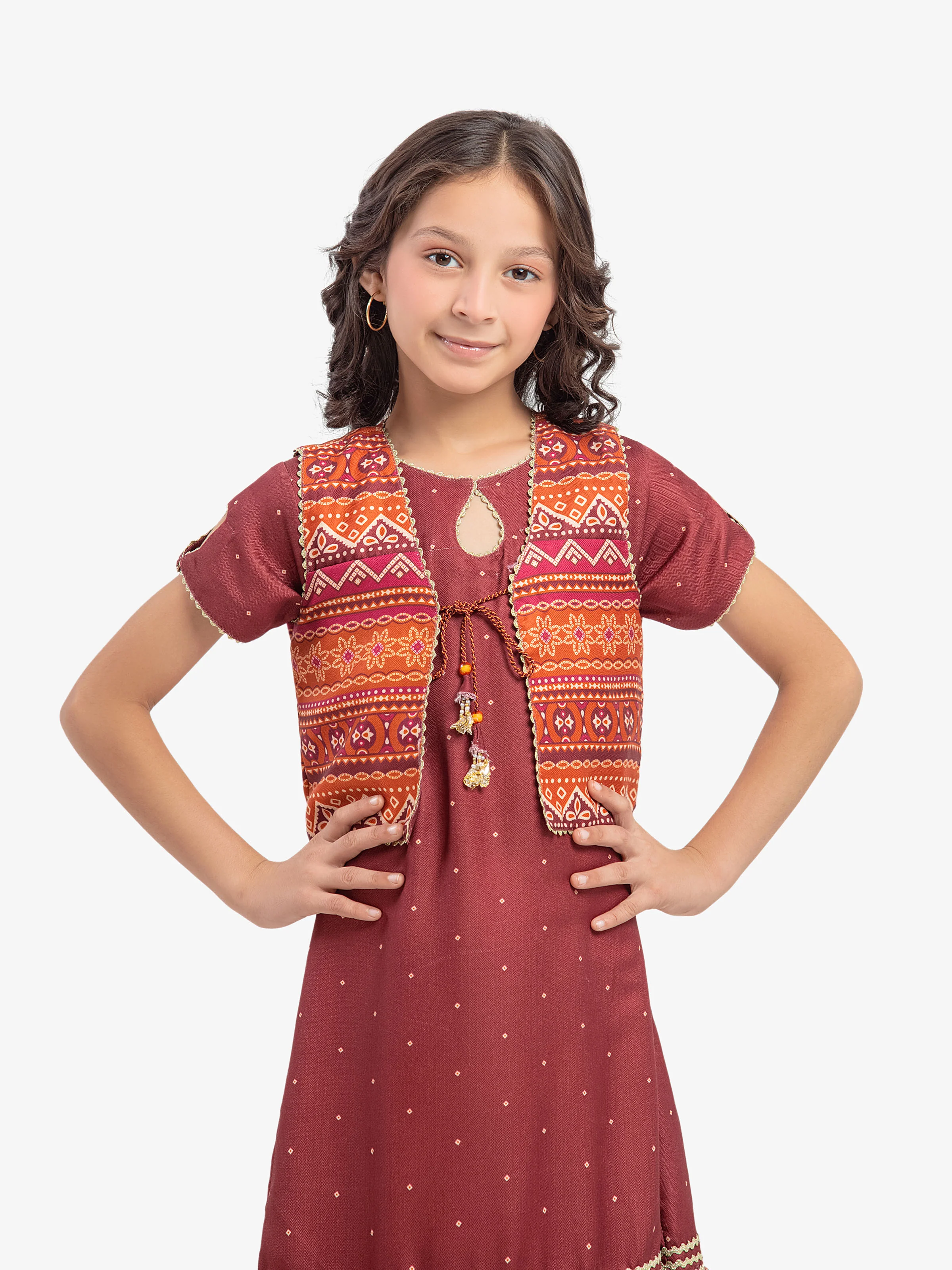 Girl's Maroon Pret - EGTKP5-70813S - Image 2