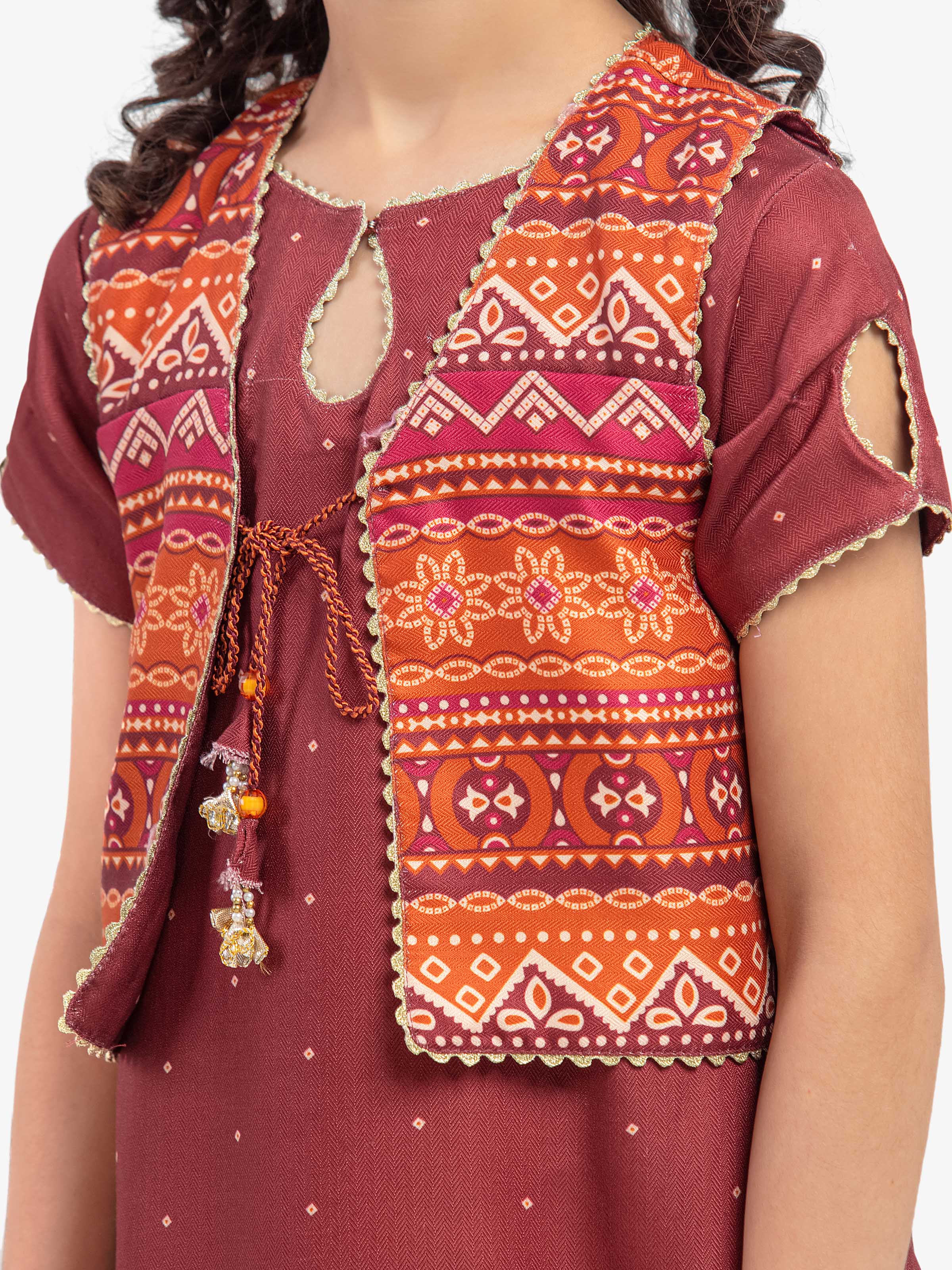 Girl's Maroon Pret - EGTKP5-70813S - Image 3