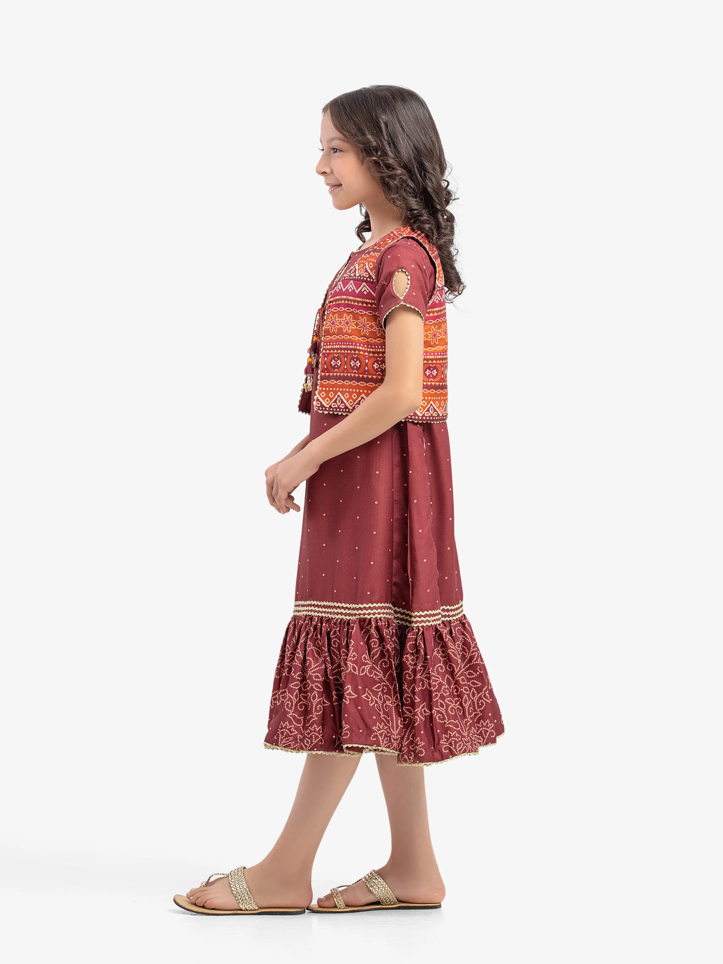 Girl's Maroon Pret - EGTKP5-70813S - Image 4