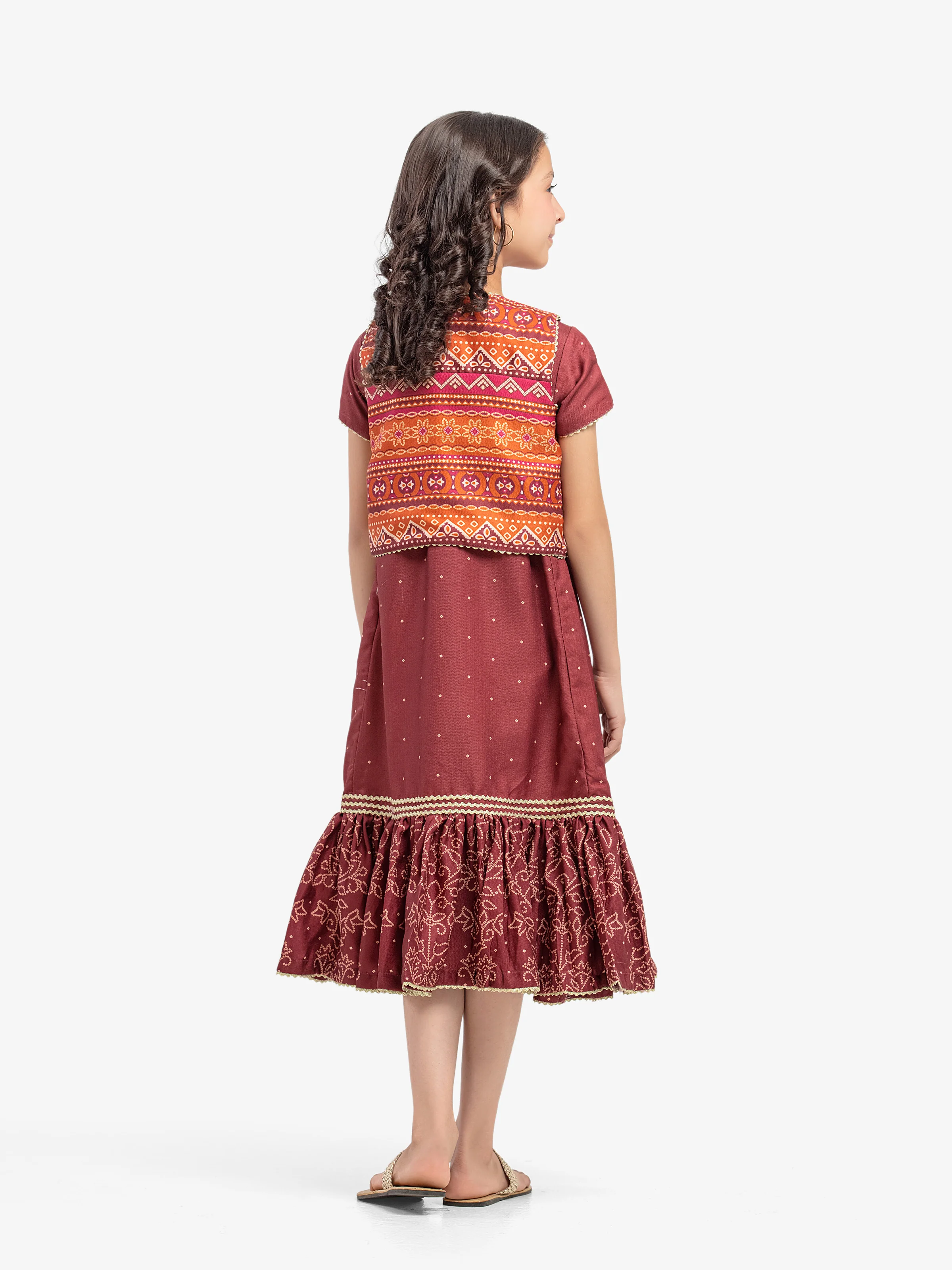 Girl's Maroon Pret - EGTKP5-70813S - Image 5