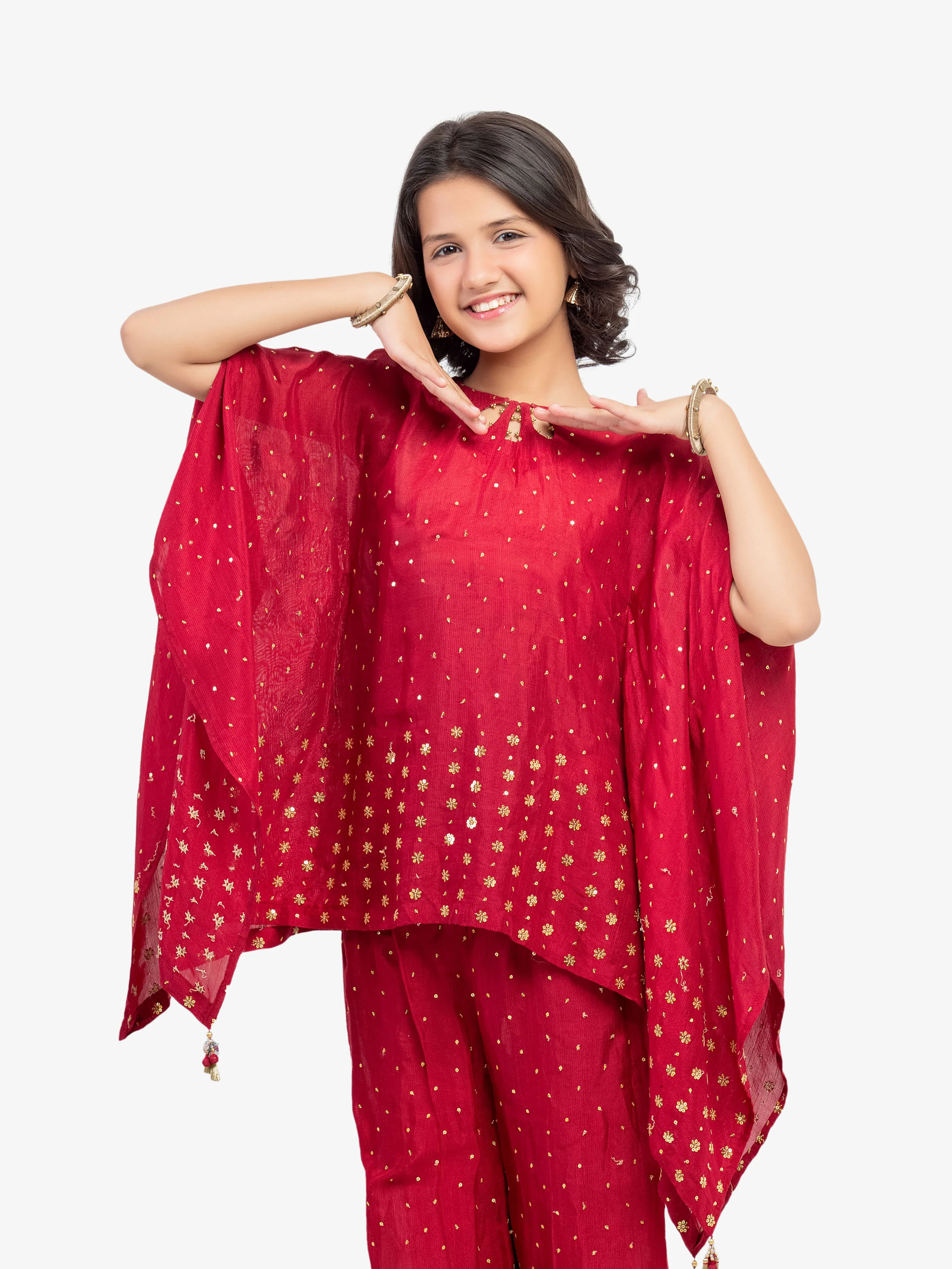 Girl's Maroon Pret - EGTPLE5-50045ST - Image 2