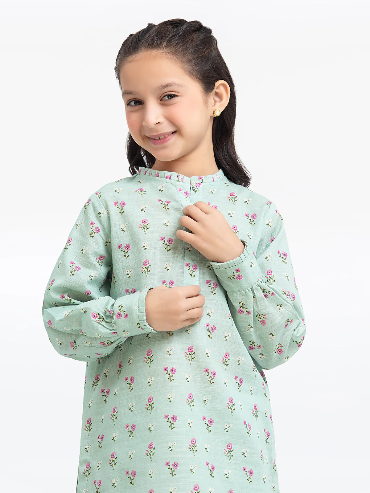 Girl's Khaddar Co-ord Set - EGTKP24-70906ST - Image 2