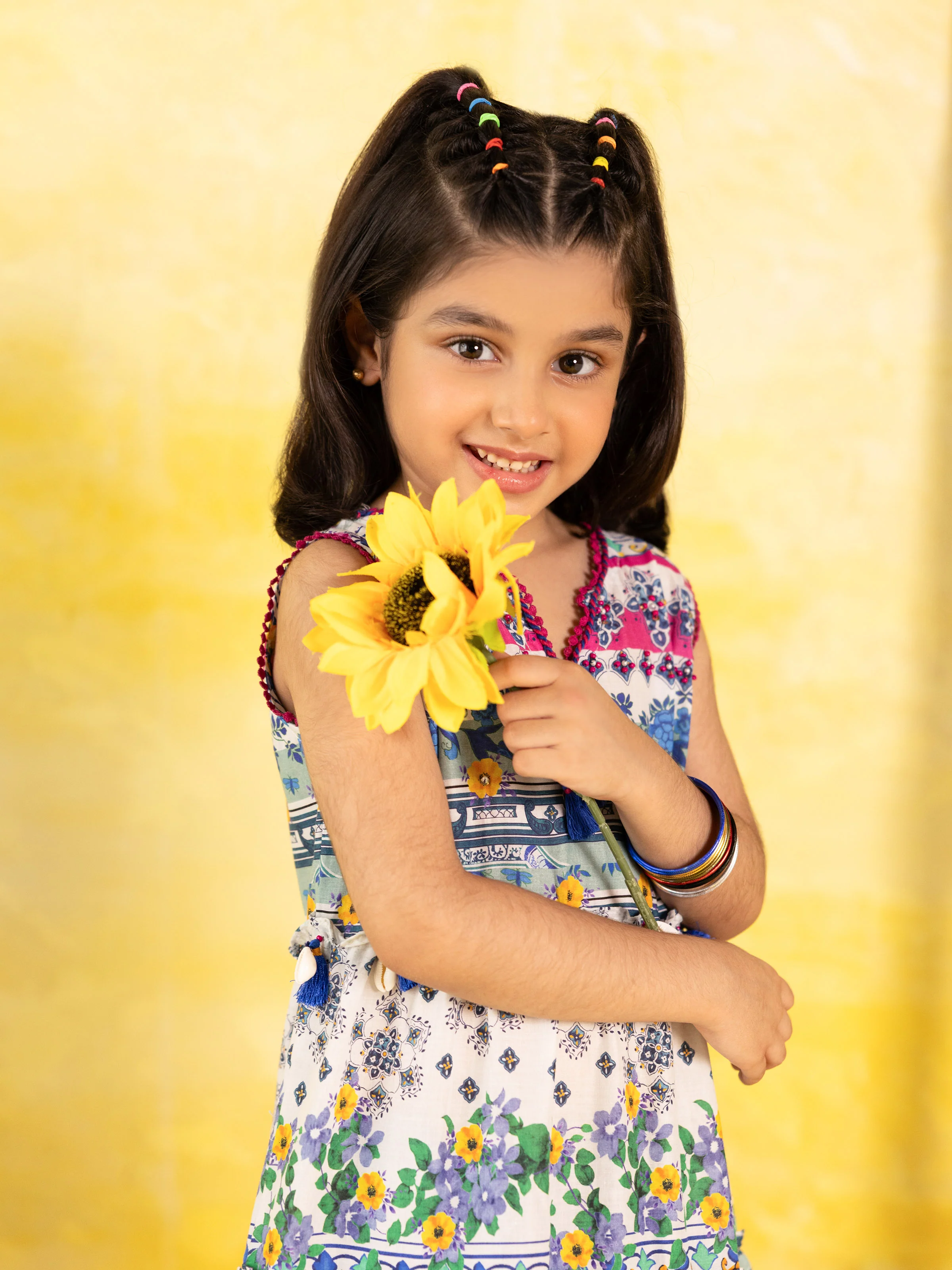 Girl's Multi Frock - EGTF5-70996 - Image 3