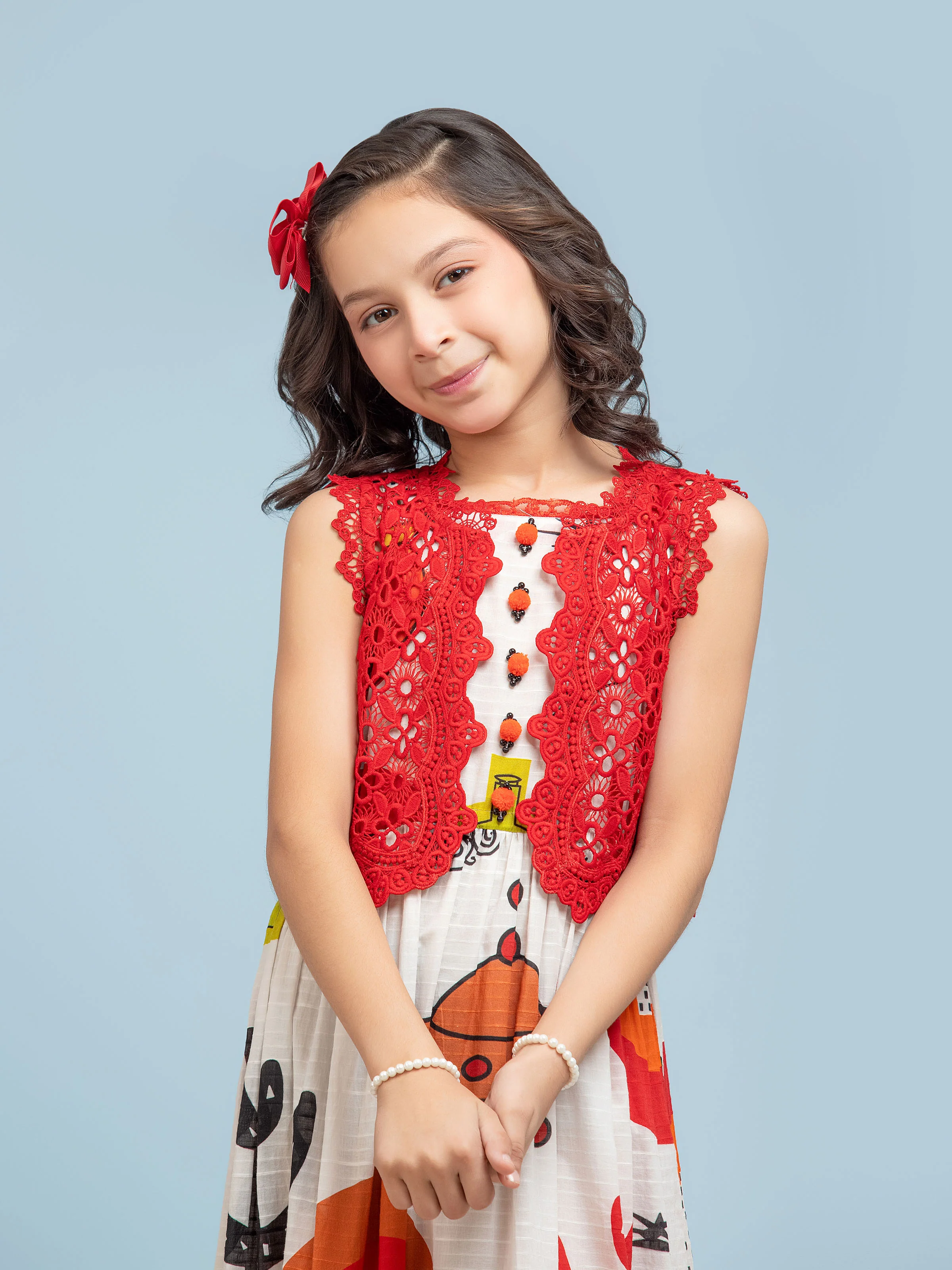 Girl's Multi & Off White Pret - EGTKP5-71003S - Image 2