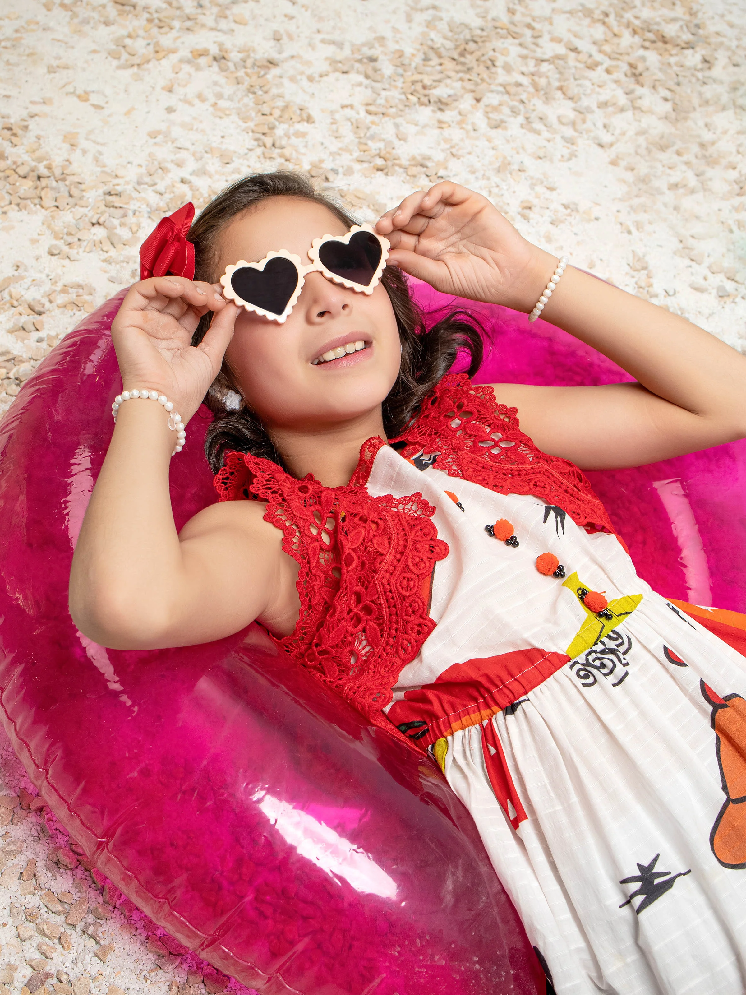 Girl's Multi & Off White Pret - EGTKP5-71003S - Image 3