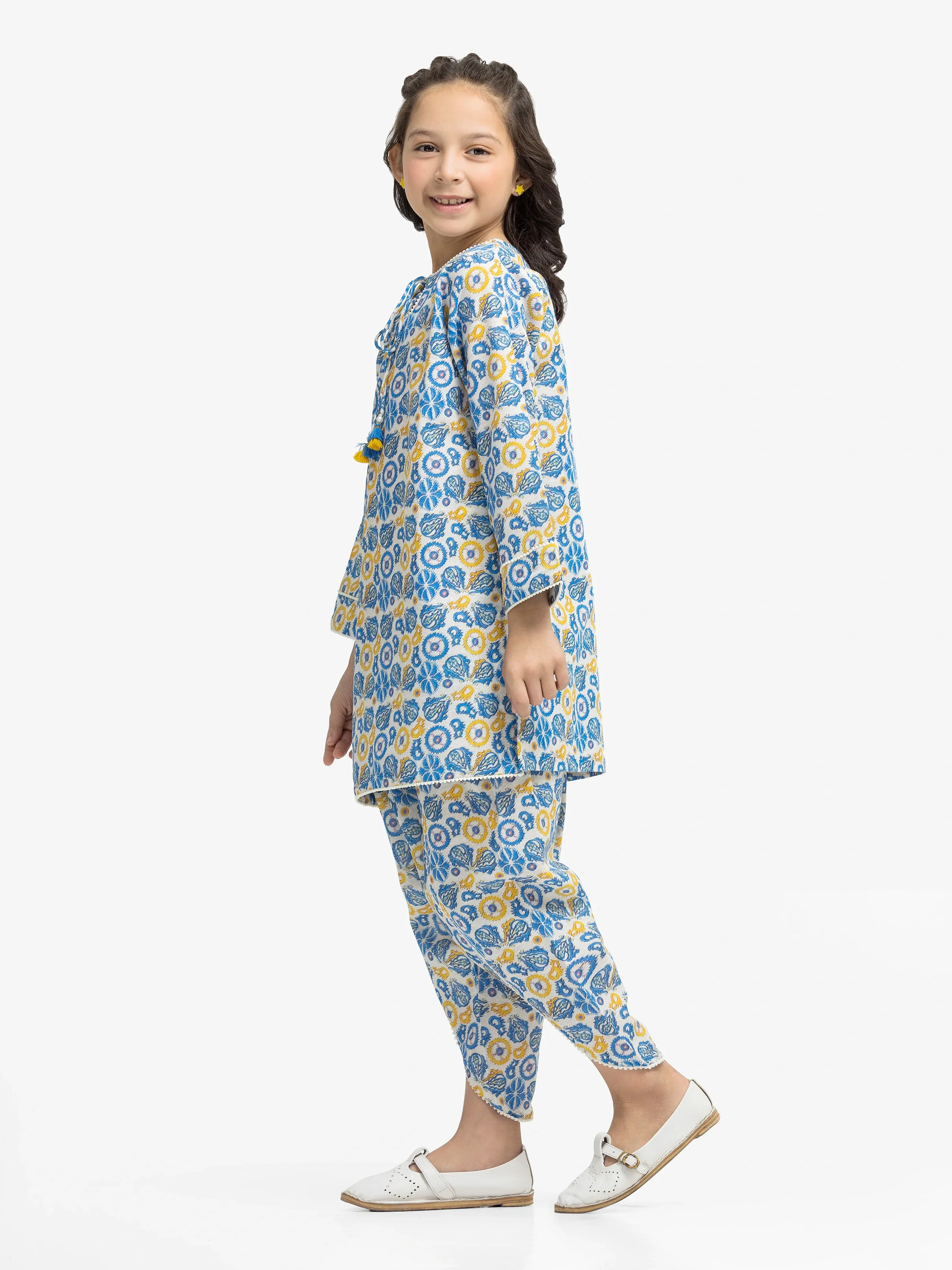 Girl's Khaddar Co-ord Set - EGTKP24-70901ST - Image 4