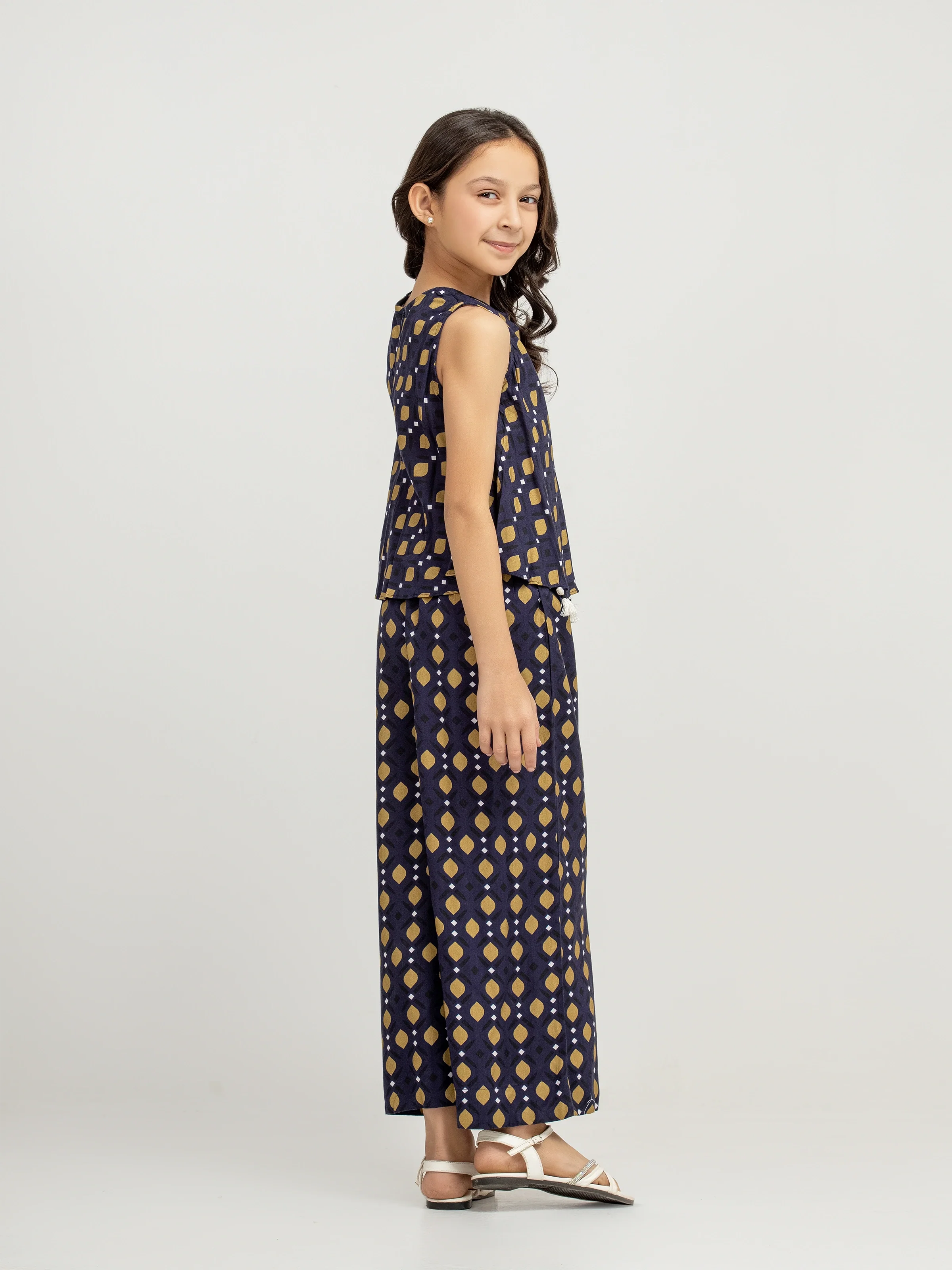 Girl's Navy Blue Jumpsuit - EGTJS5-002 - Image 5